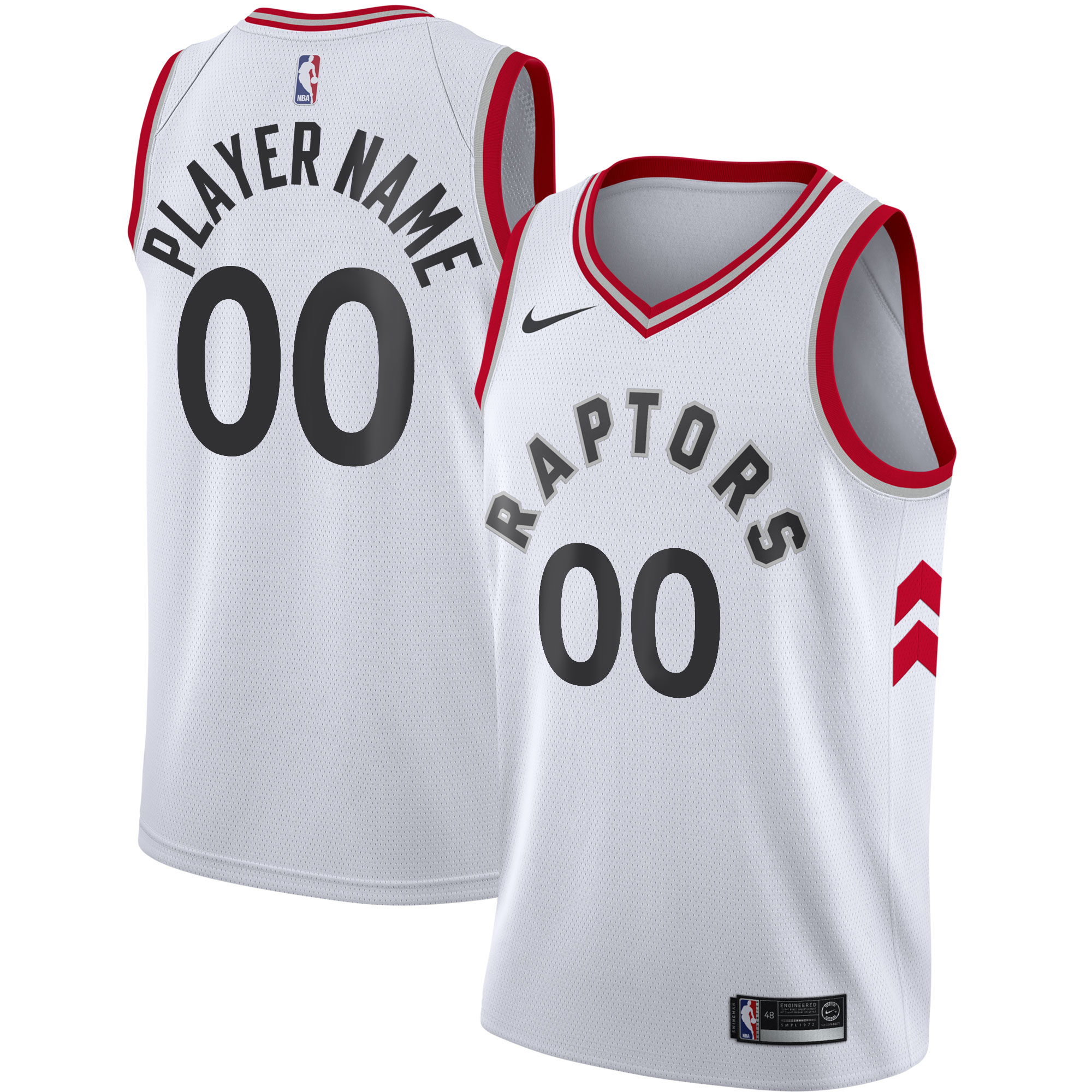 Toronto Raptors  2020\/21 Swingman Custom Jersey - Association Edition - White