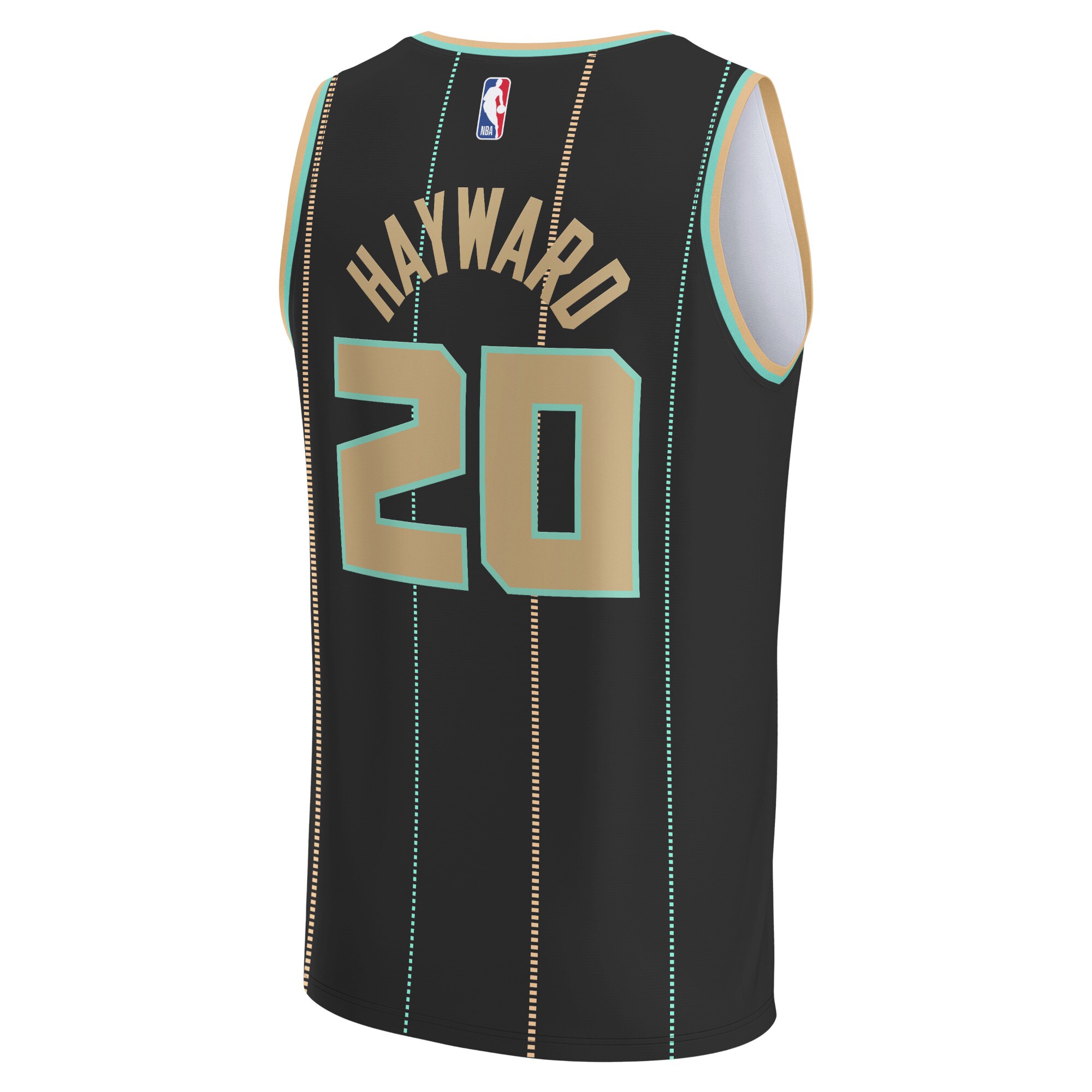 Gordon Hayward Charlotte Hornets Fanatics Fastbreak Jersey - City Edition - Black