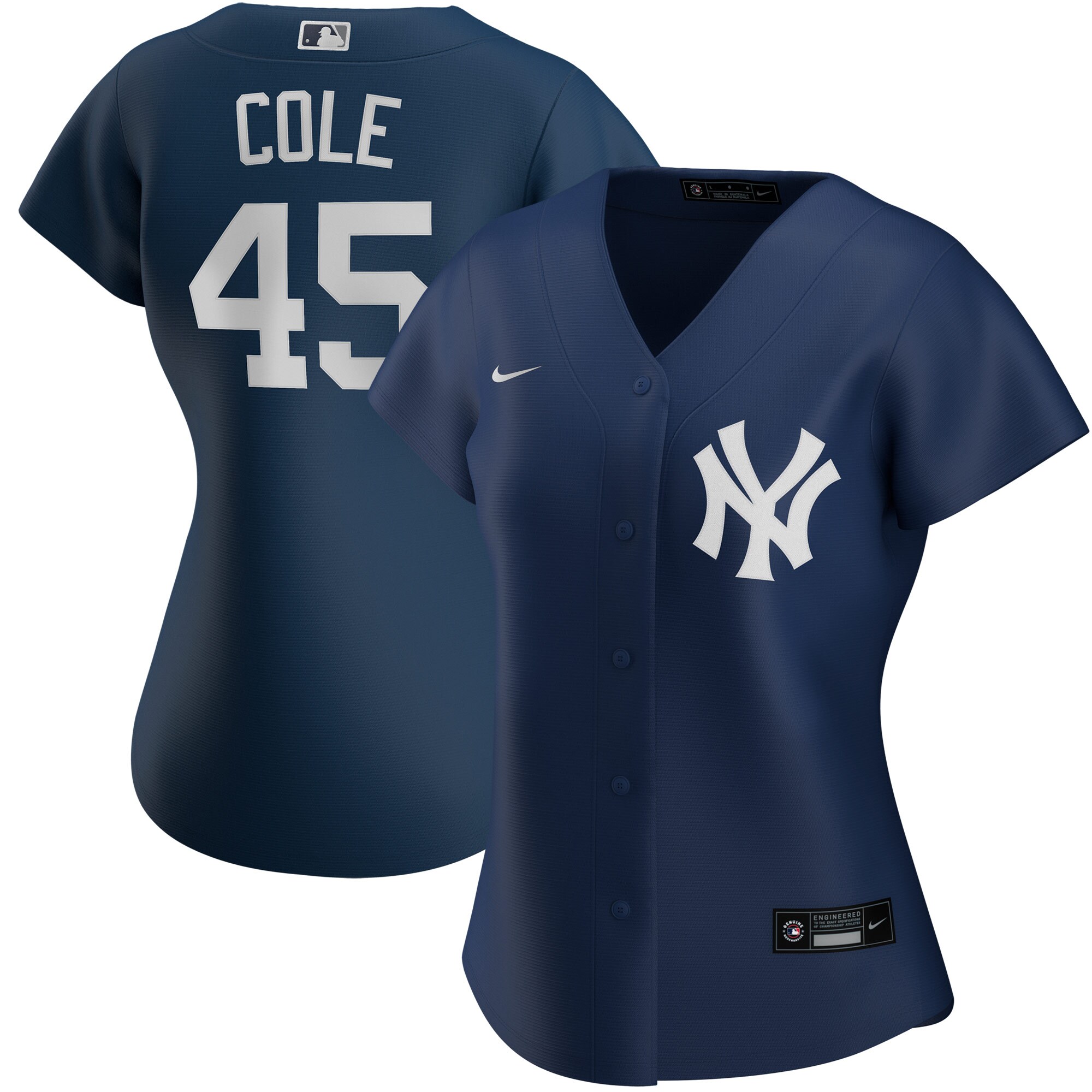 Gerrit Cole New York Yankees  Women's Alternate Replica Player Jersey - Navy