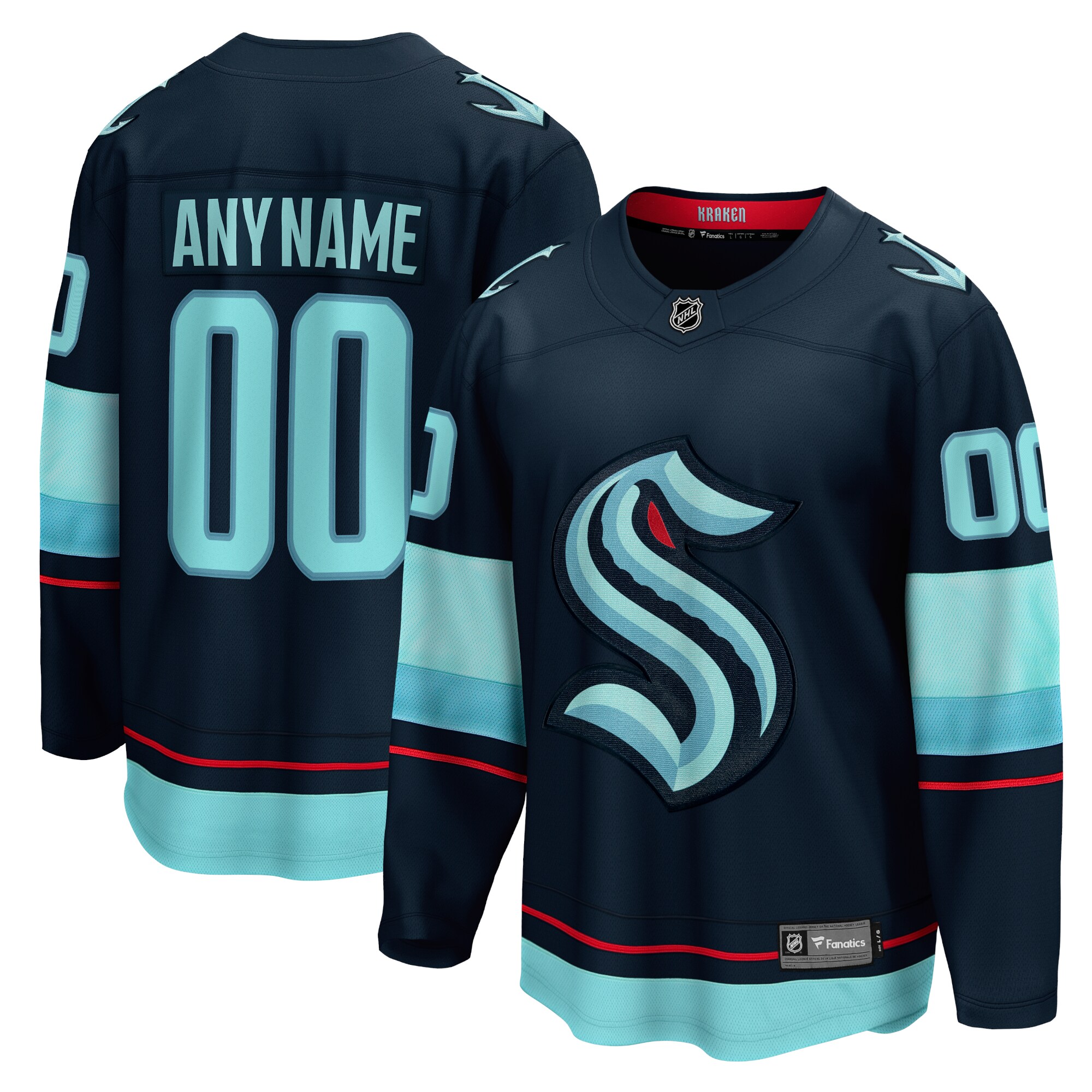 Fanatics Home Breakaway Custom Jersey - Navy