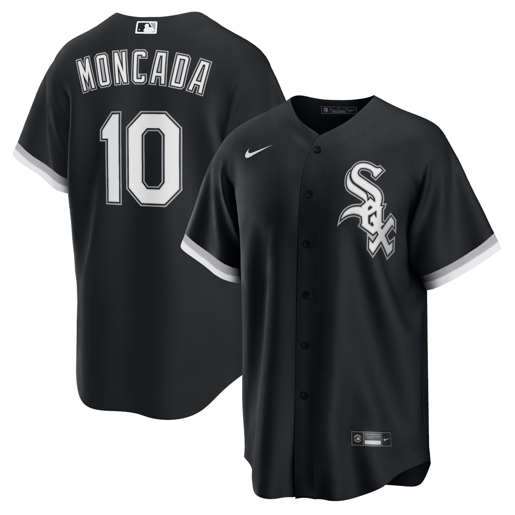 Yoan Moncada Chicago White Sox  Alternate Replica Player Name Jersey - Black