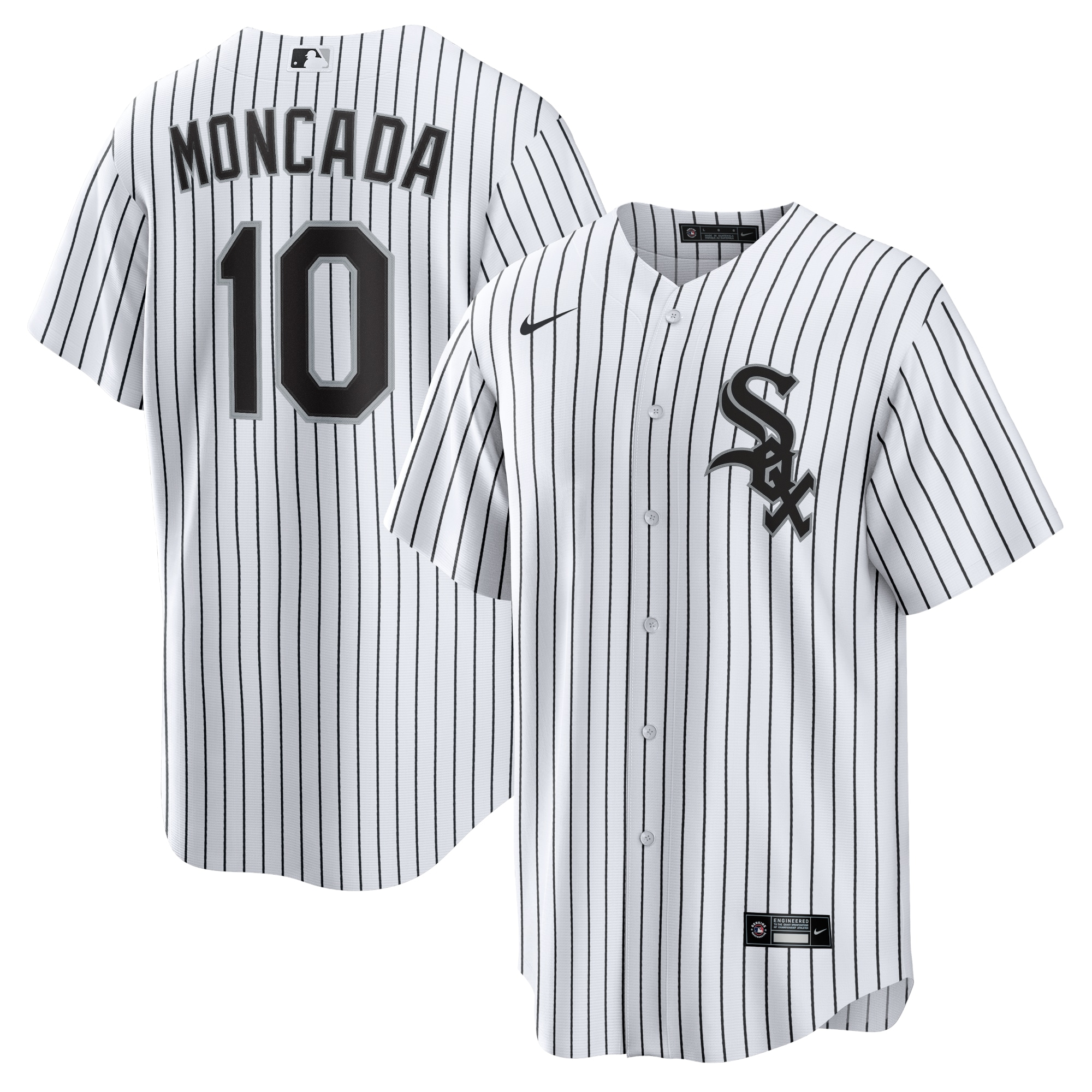 Yoan Moncada Chicago White Sox  Home Replica Player Name Jersey - White
