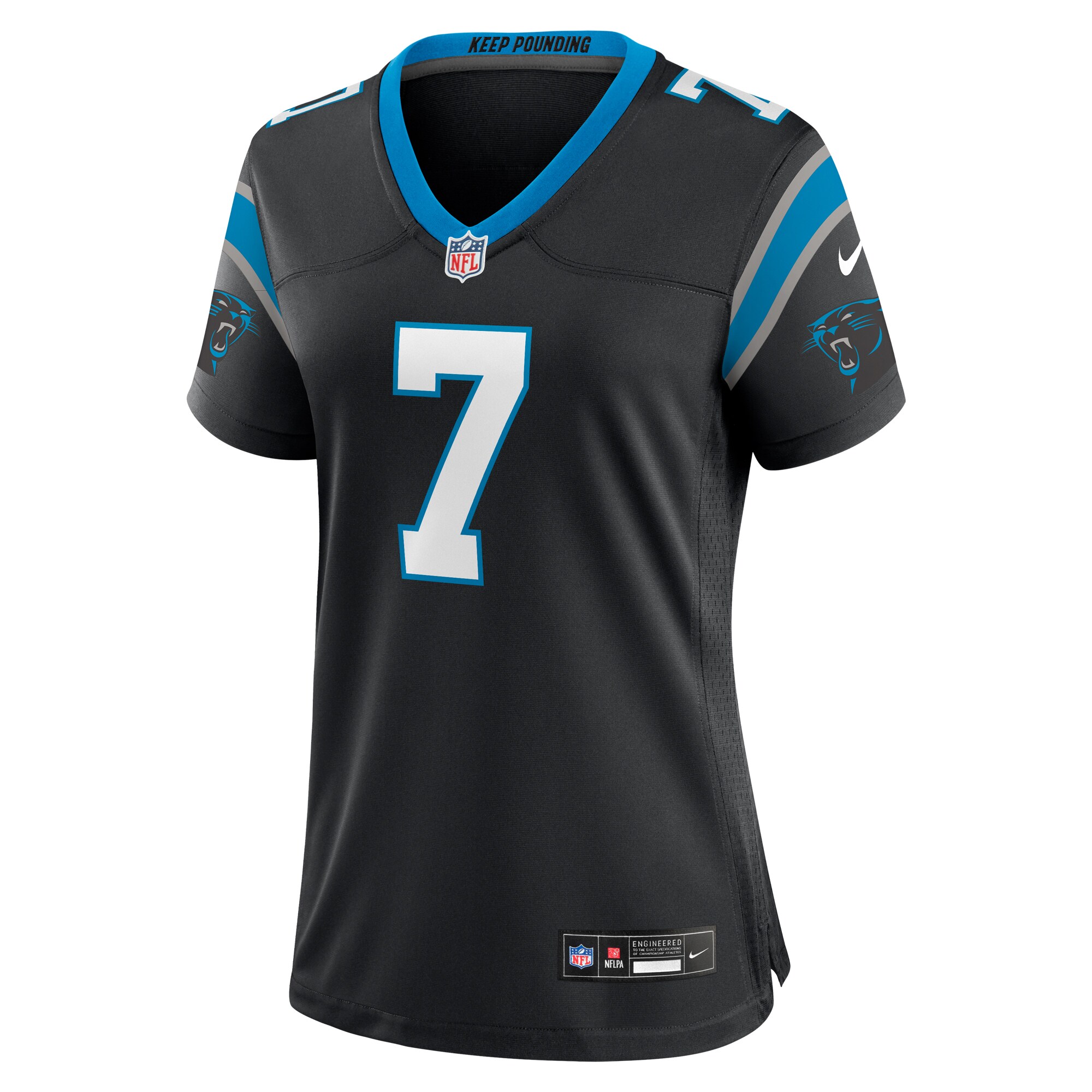 Jadeveon Clowney Carolina Panthers  Women's  Game Jersey -  Black