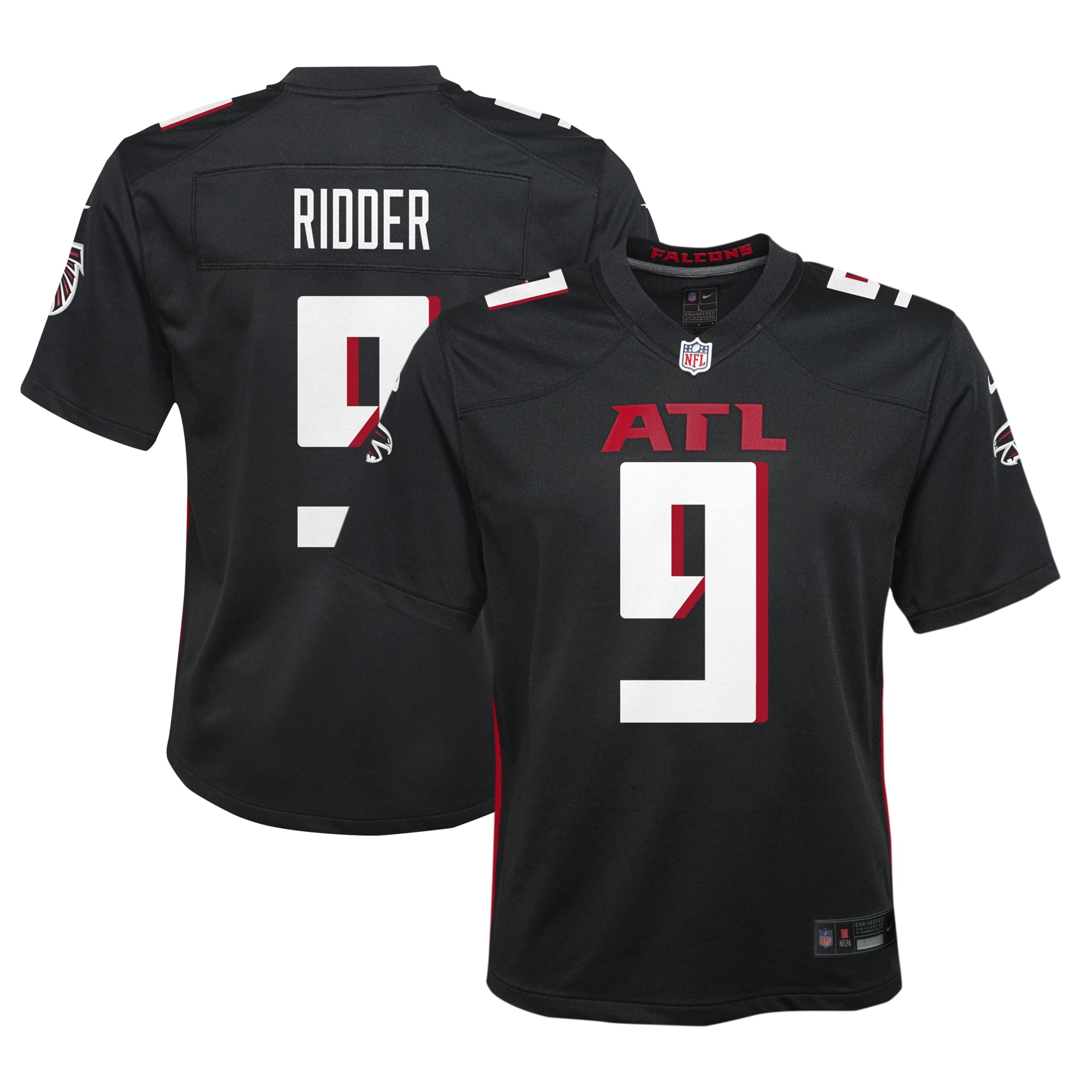 Desmond Ridder Atlanta Falcons  Youth Game Jersey - Black