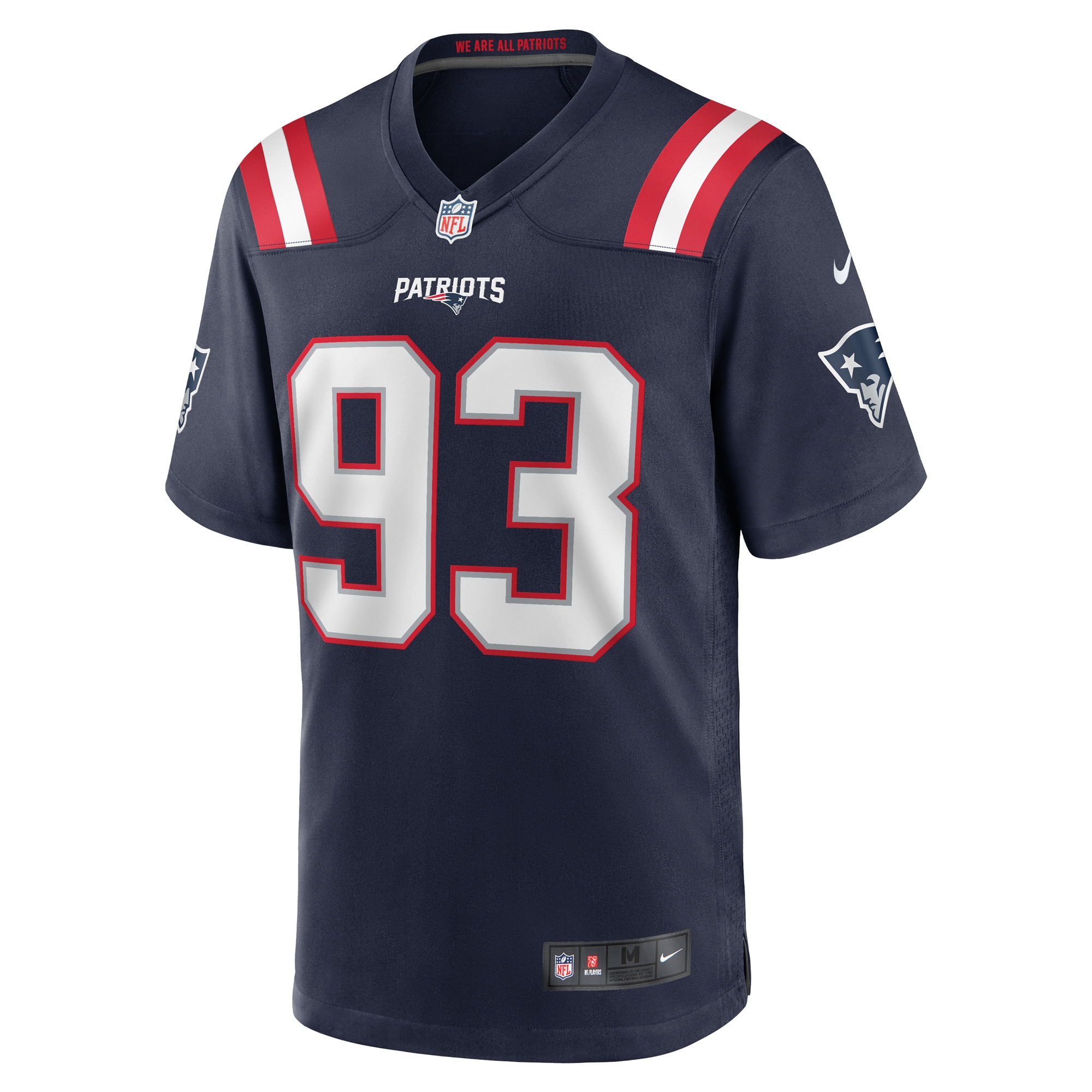 Lawrence Guy New England Patriots  Team Game Jersey -  Navy