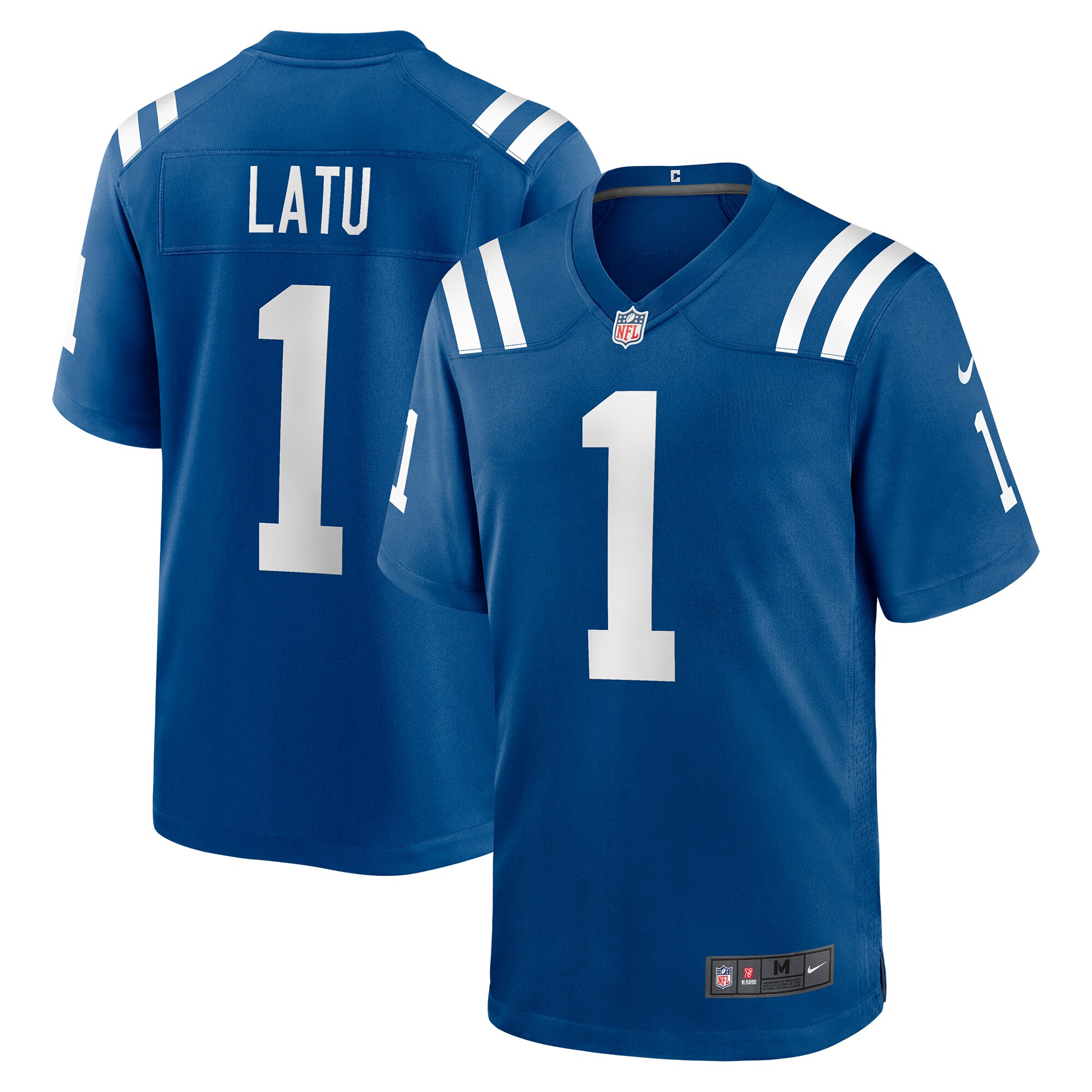 Laiatu Latu Indianapolis Colts  2024 NFL Draft First Round Pick Player Game Jersey - Royal