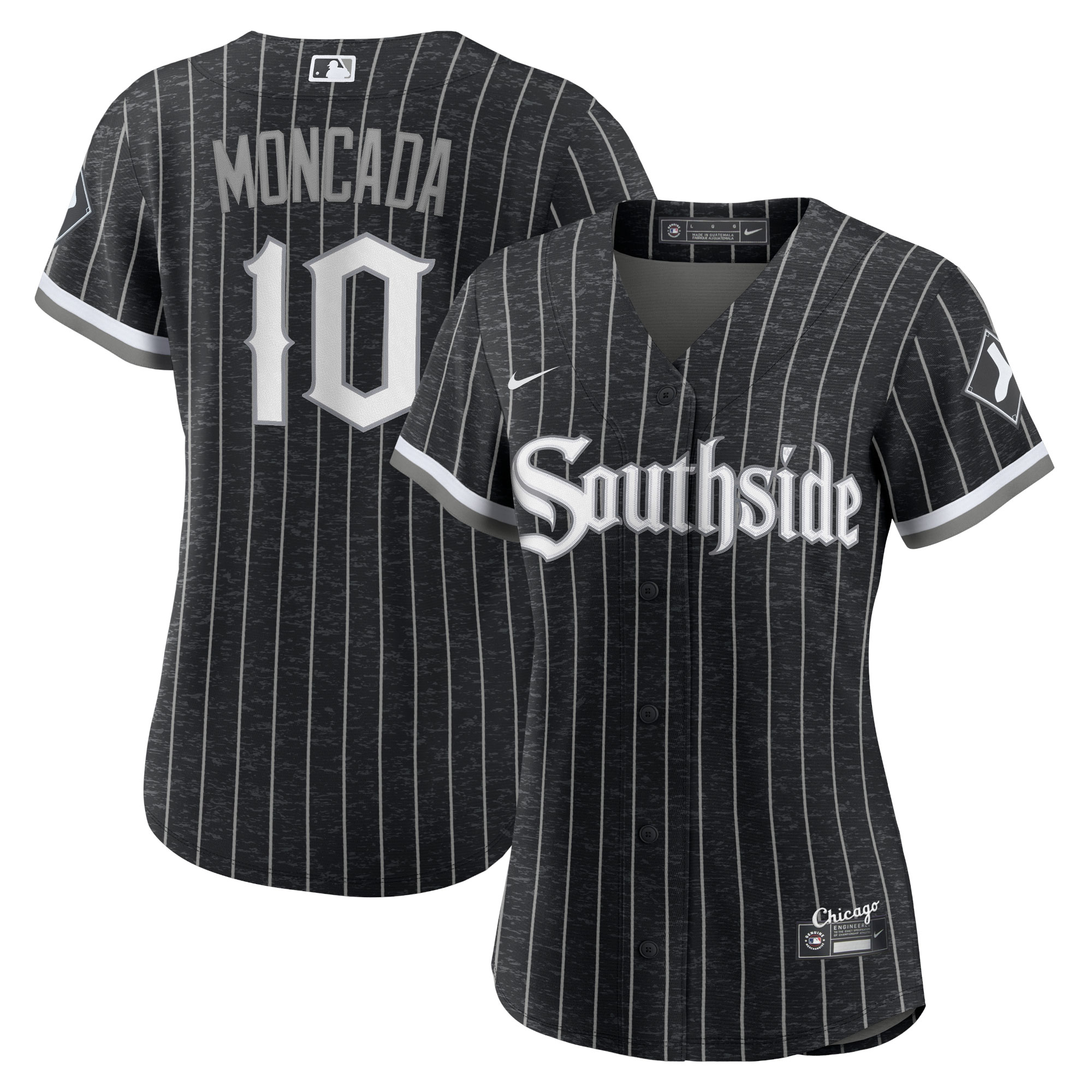 Yoan Moncada Chicago White Sox  Women's City Connect Replica Player Jersey - Black