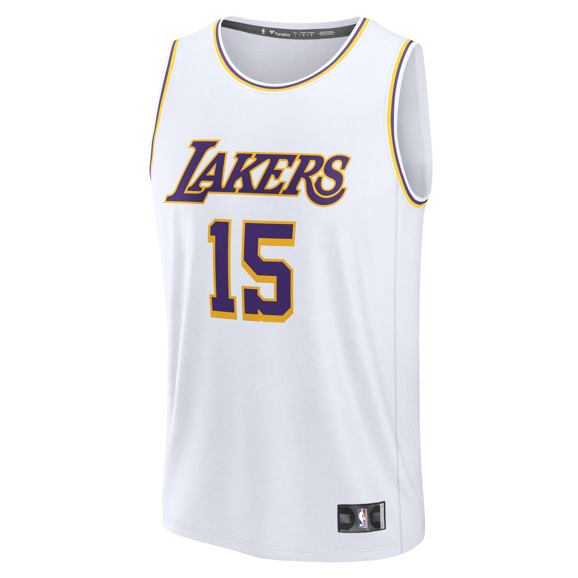 Austin Reaves Los Angeles Lakers Fanatics Fast Break Replica Player Jersey - Association Edition - White