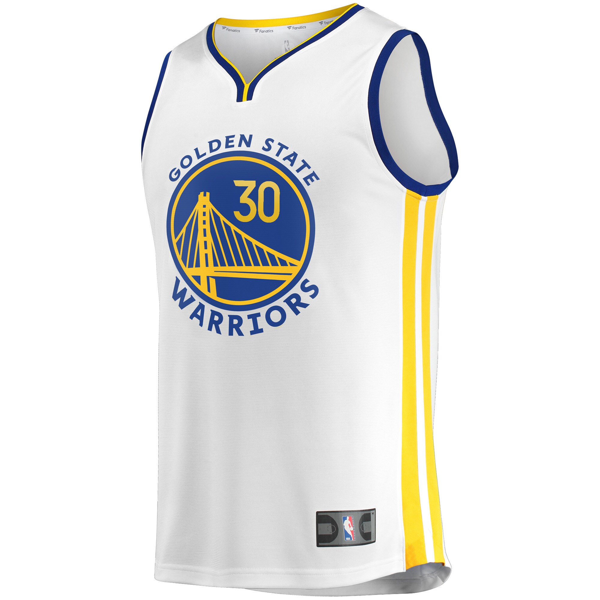 Stephen Curry Golden State Warriors Fanatics Youth 2022\/23 Fast Break Replica Player Jersey - Association Edition - White