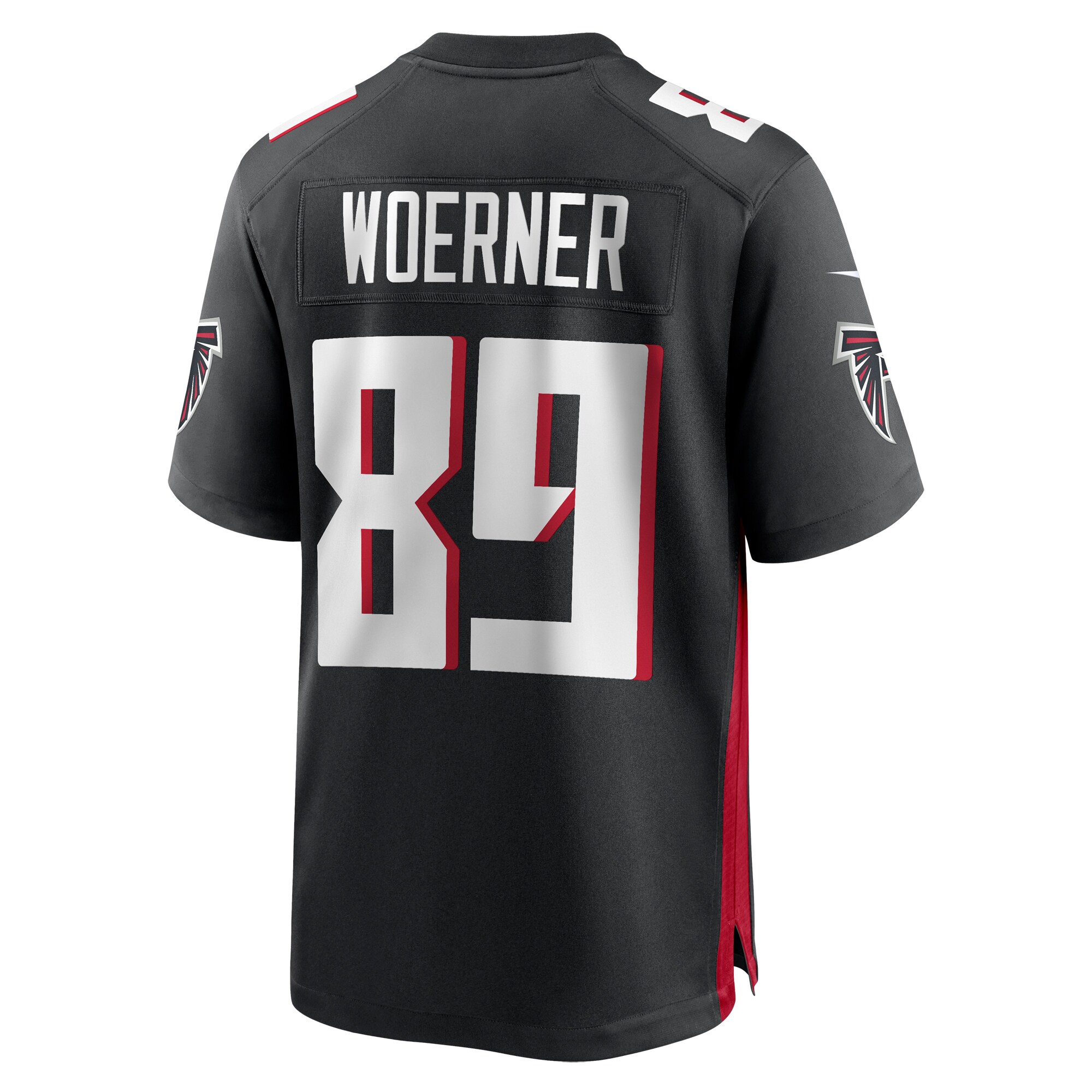Charlie Woerner Atlanta Falcons   Game Jersey -  Black
