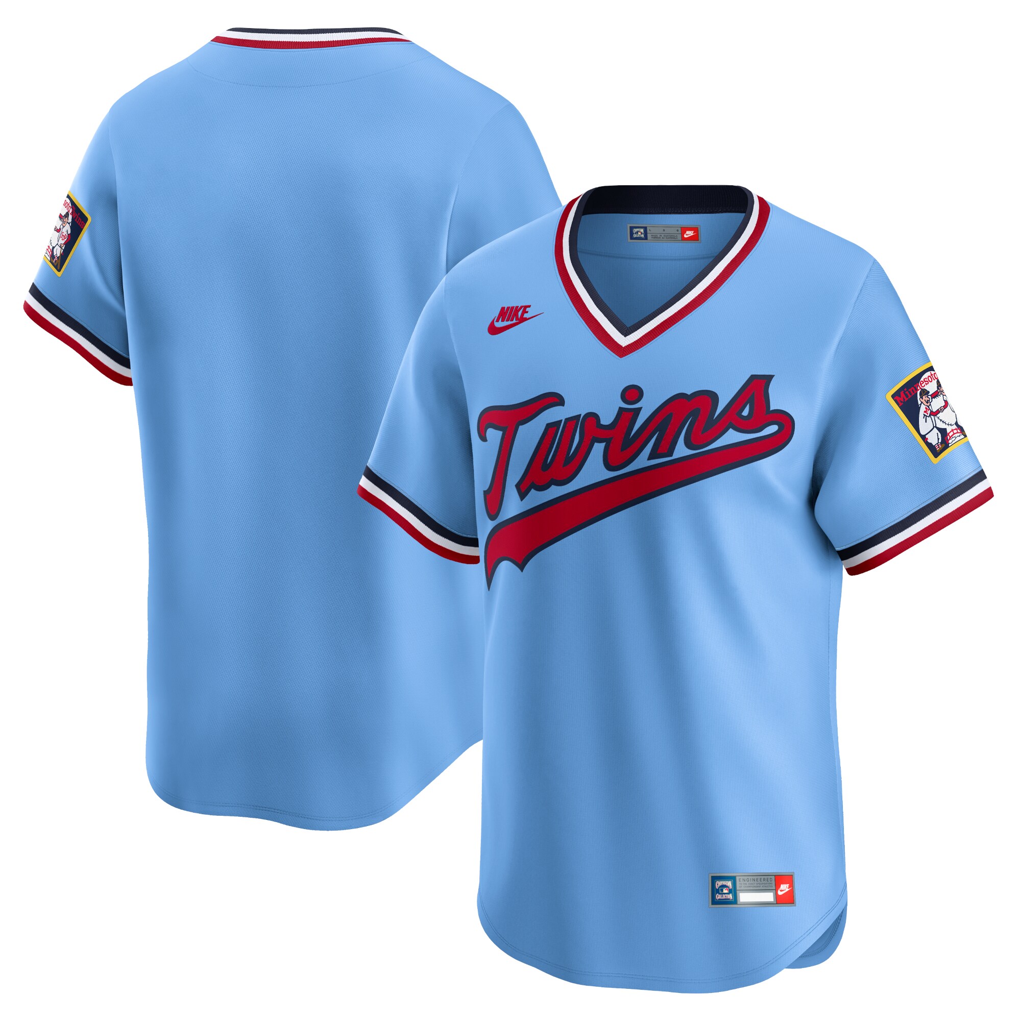 Minnesota Twins  Cooperstown Collection Limited Jersey - Light Blue