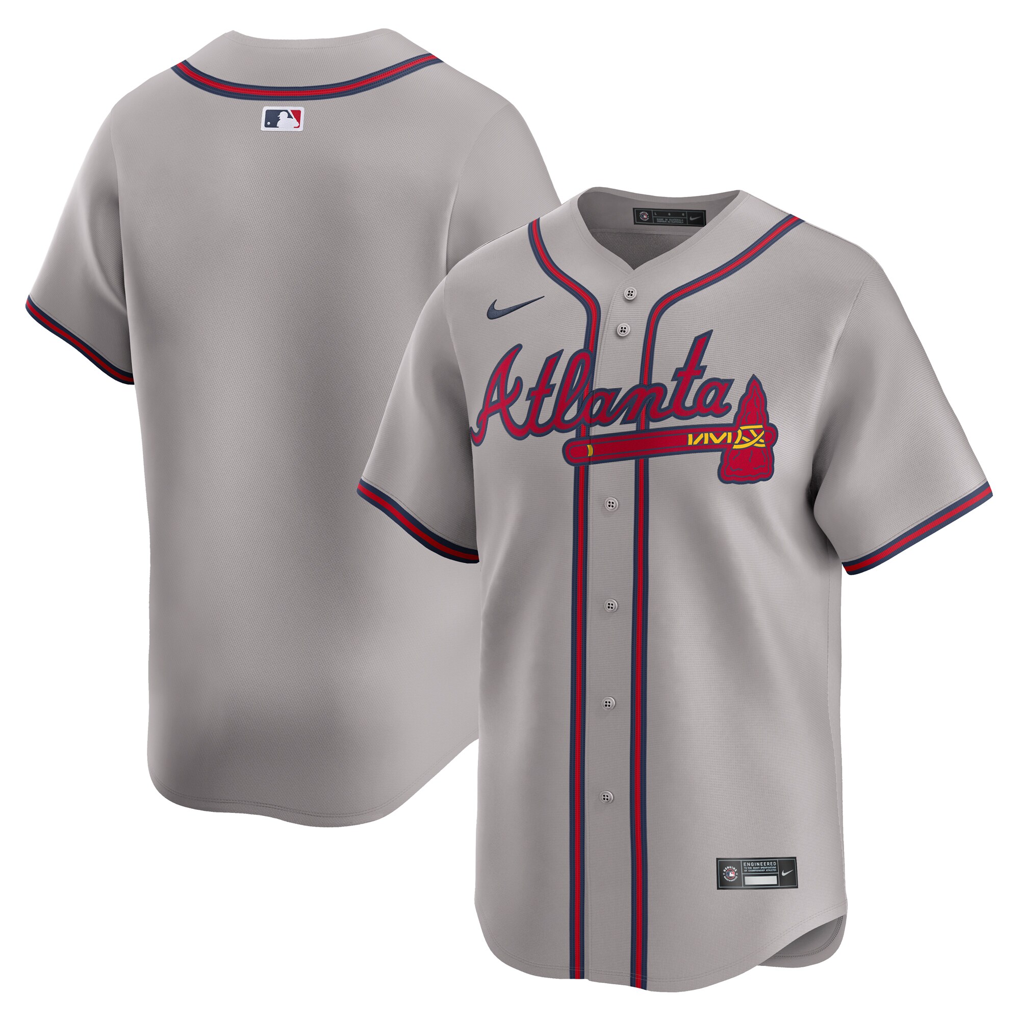 Atlanta Braves  Away Limited Jersey - Gray