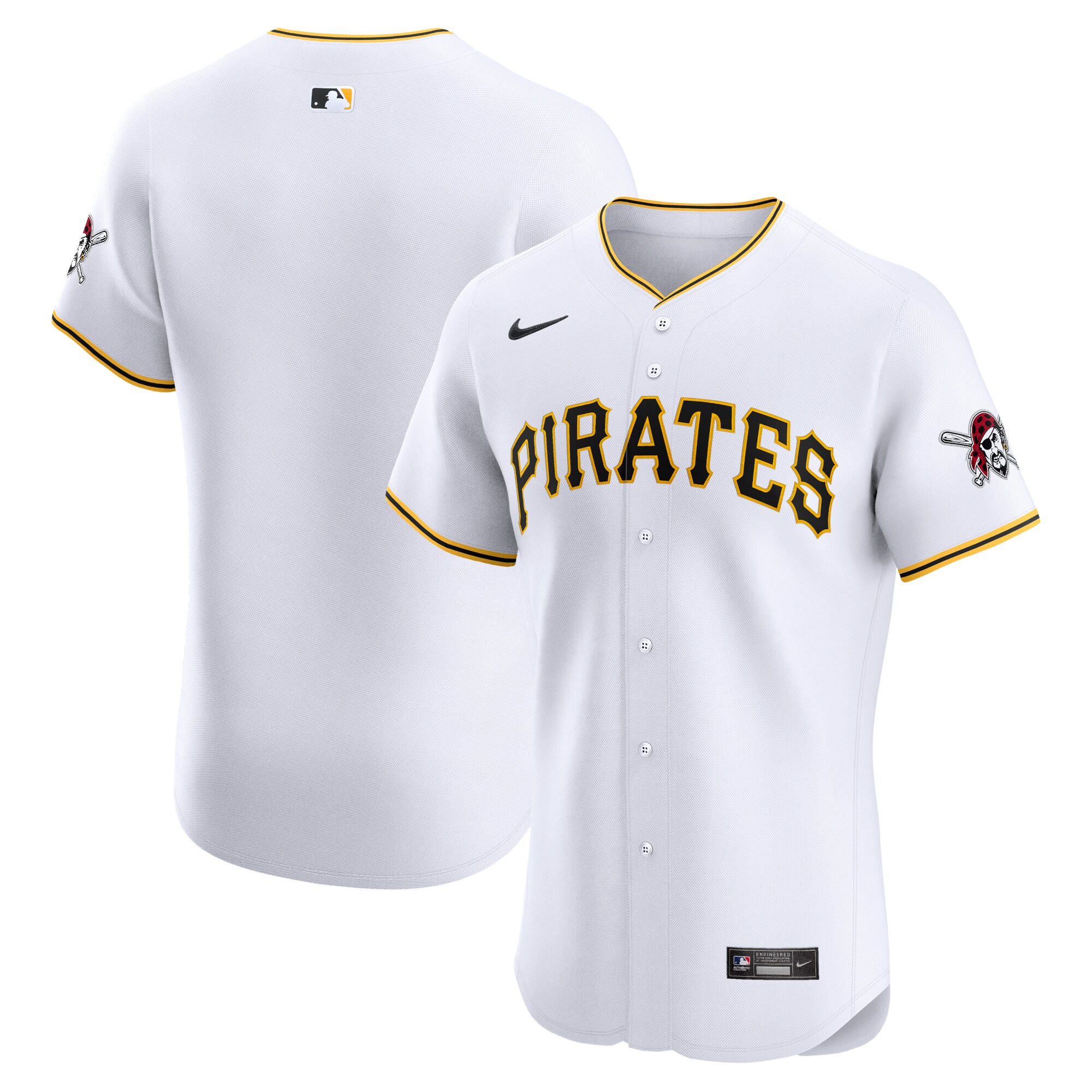 Pittsburgh Pirates  Home Elite Jersey - White