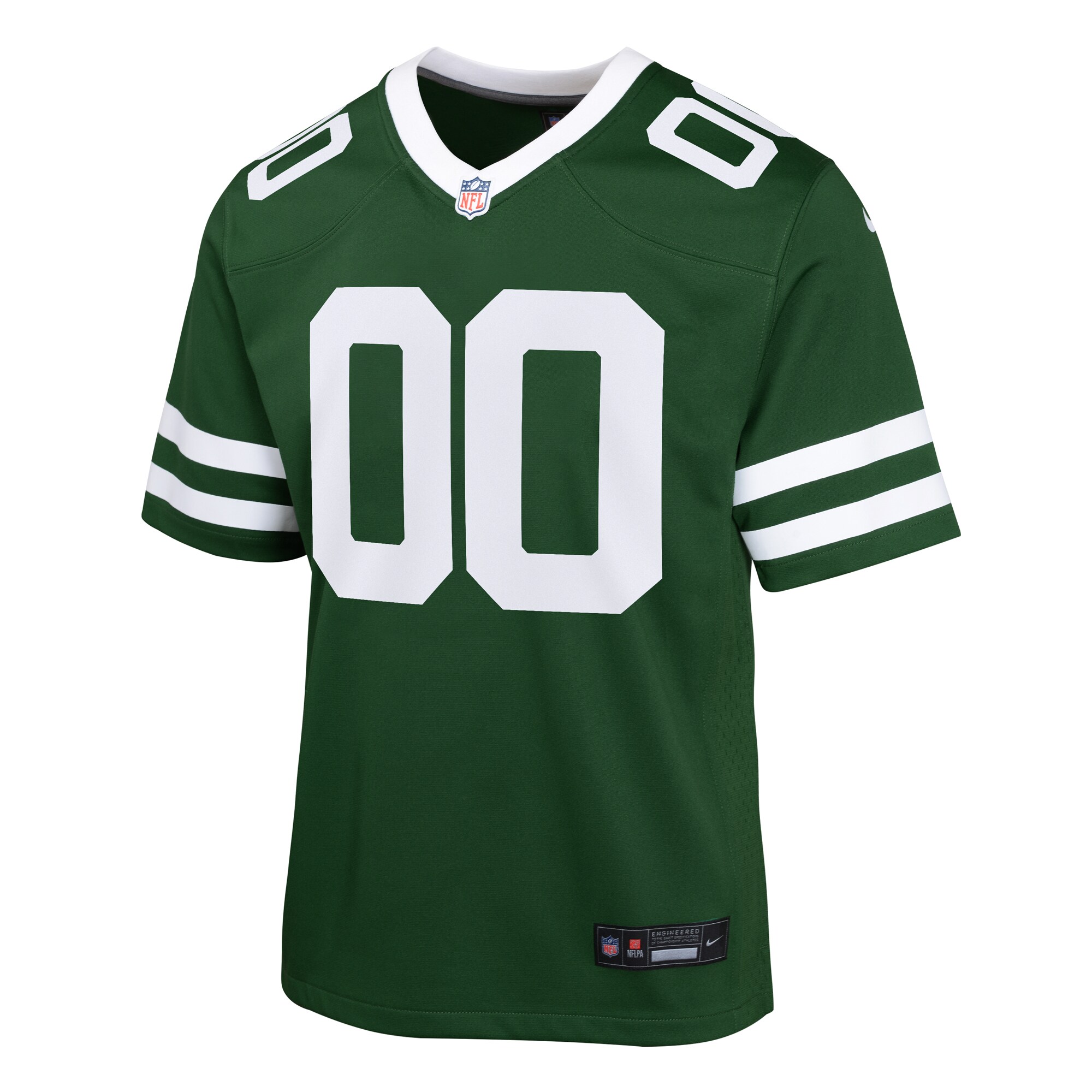 New York Jets  Youth Custom Game Jersey -  Legacy Green