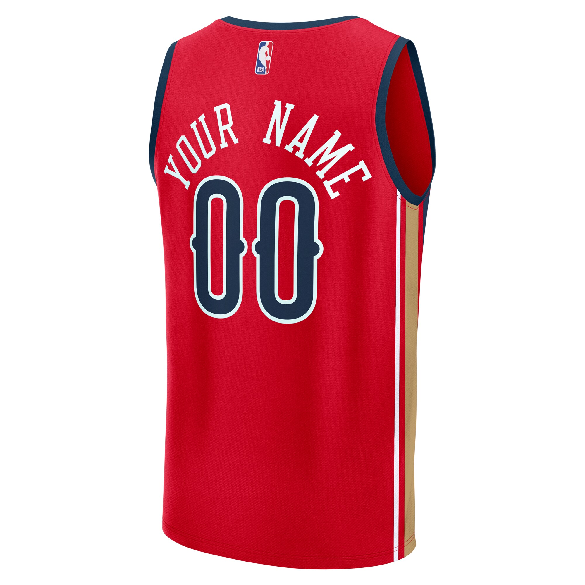 New Orleans Pelicans Fanatics Youth Custom Fast Break Jersey - Red - Statement Edition