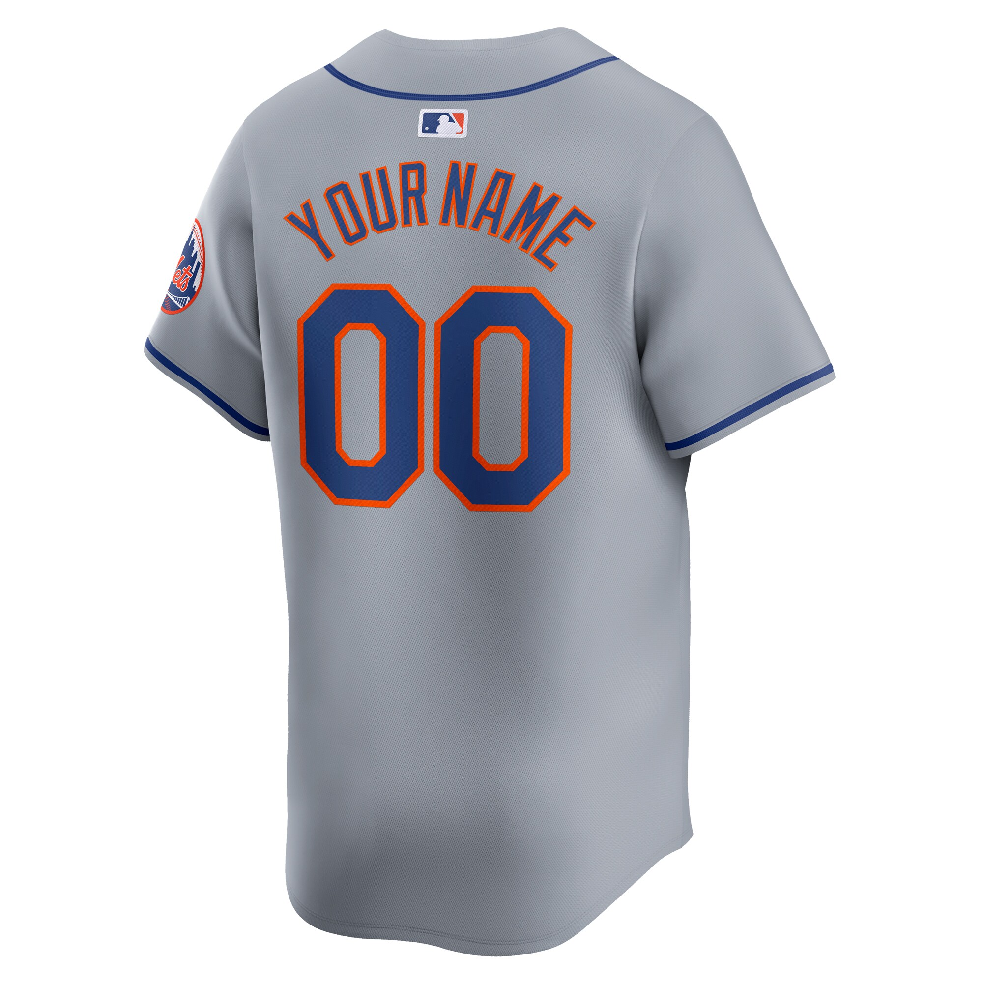 New York Mets  Away Limited Custom Jersey - Gray