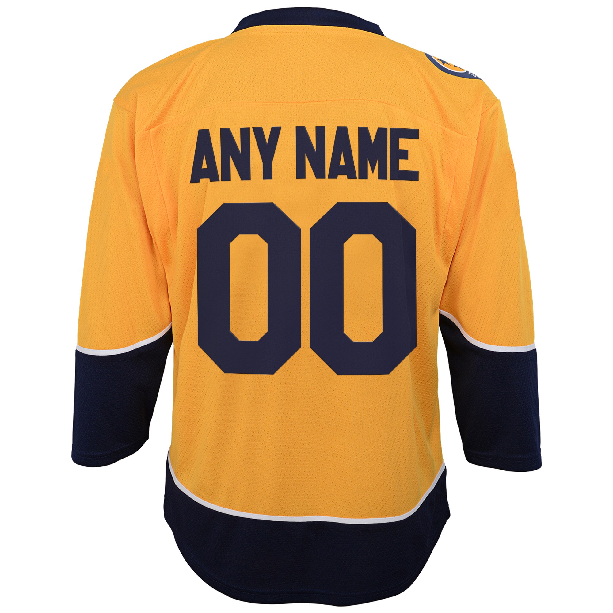 Nashville Predators Youth Home Replica Custom Jersey - Gold