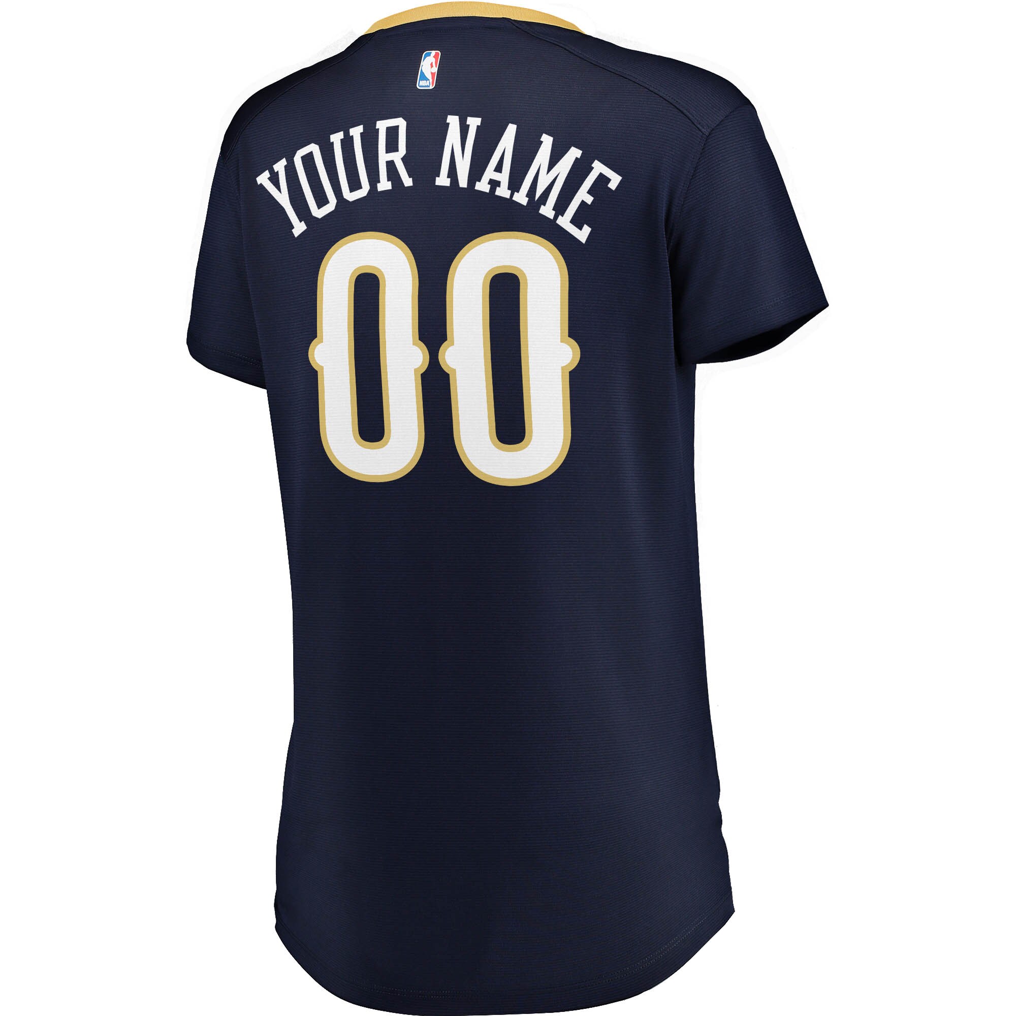 New Orleans Pelicans Fanatics Women's Fast Break Custom Jersey Navy - Icon Edition