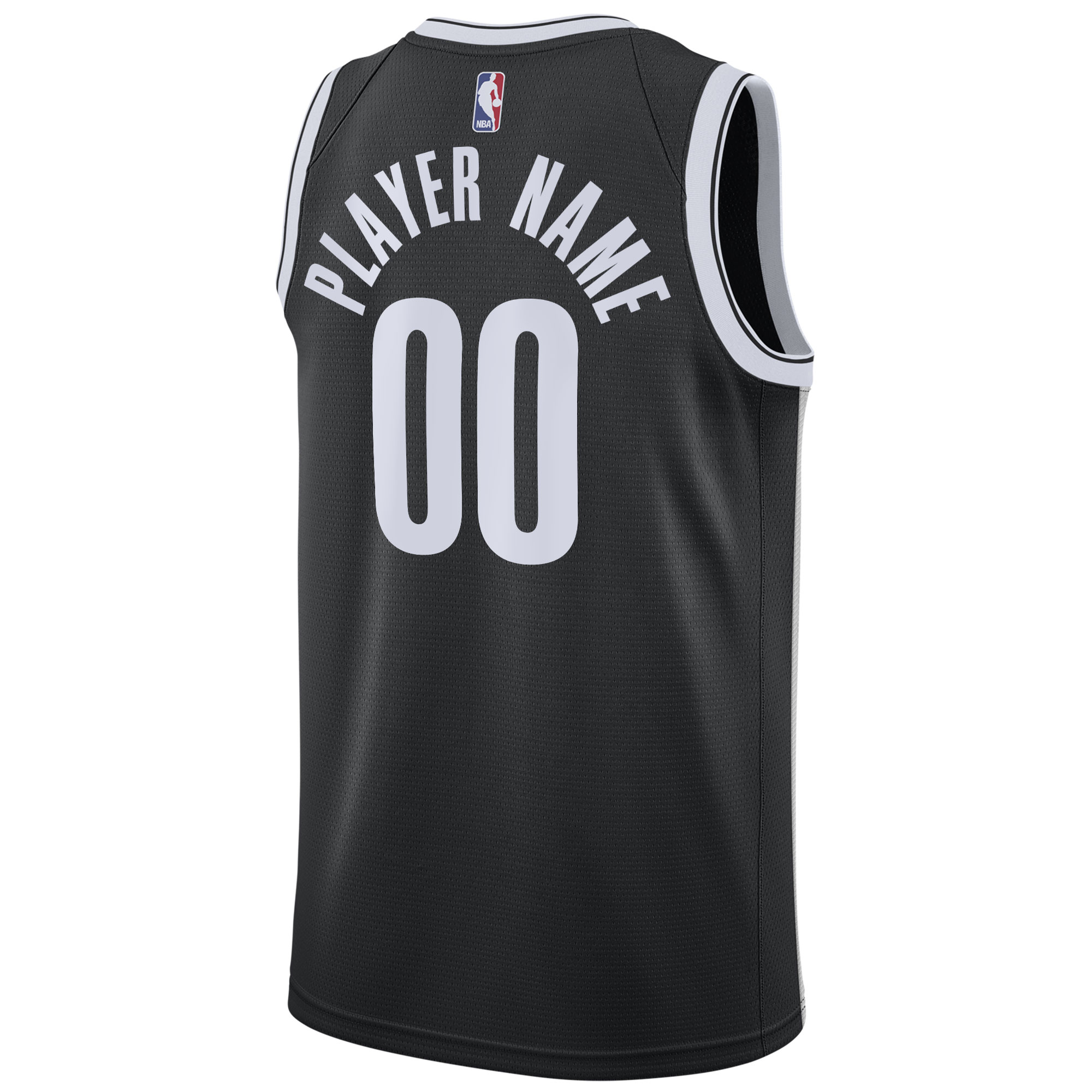 Brooklyn Nets  2020\/21 Swingman Custom Jersey - Icon Edition - Black
