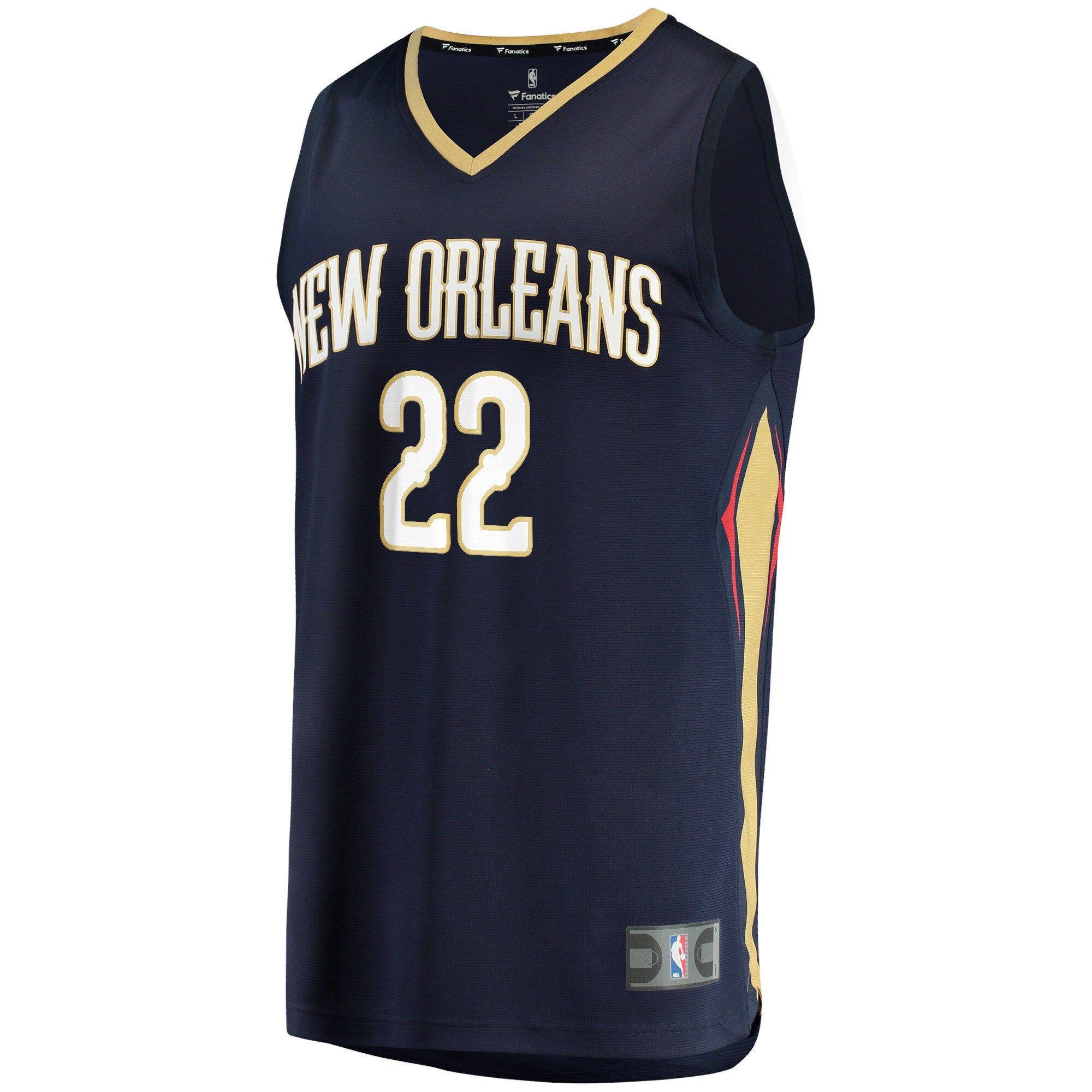 Larry Nance Jr. New Orleans Pelicans Fanatics Fast Break Replica Jersey - Icon Edition - Navy