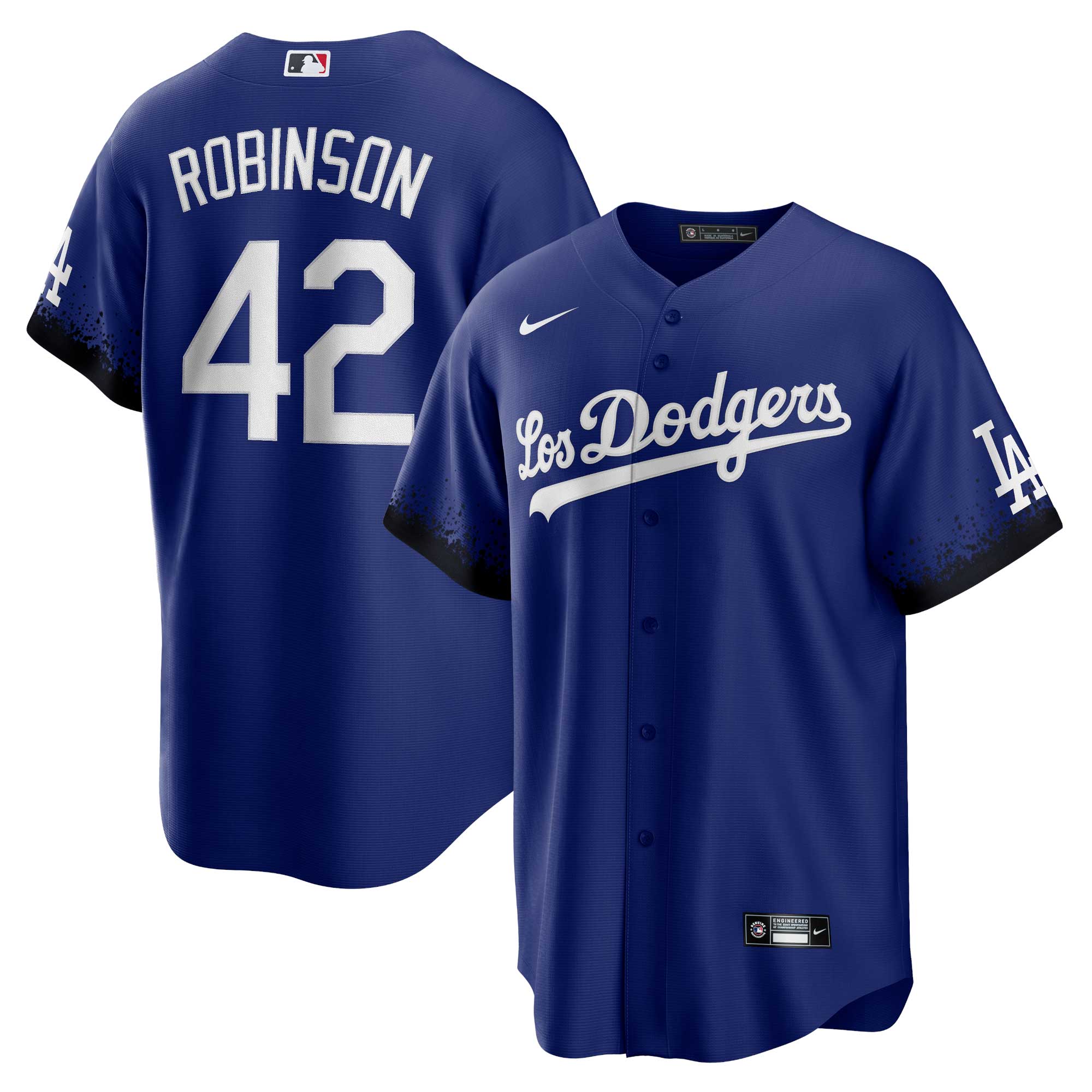Jackie Robinson Los Angeles Dodgers  City Connect Replica Player Jersey - Royal