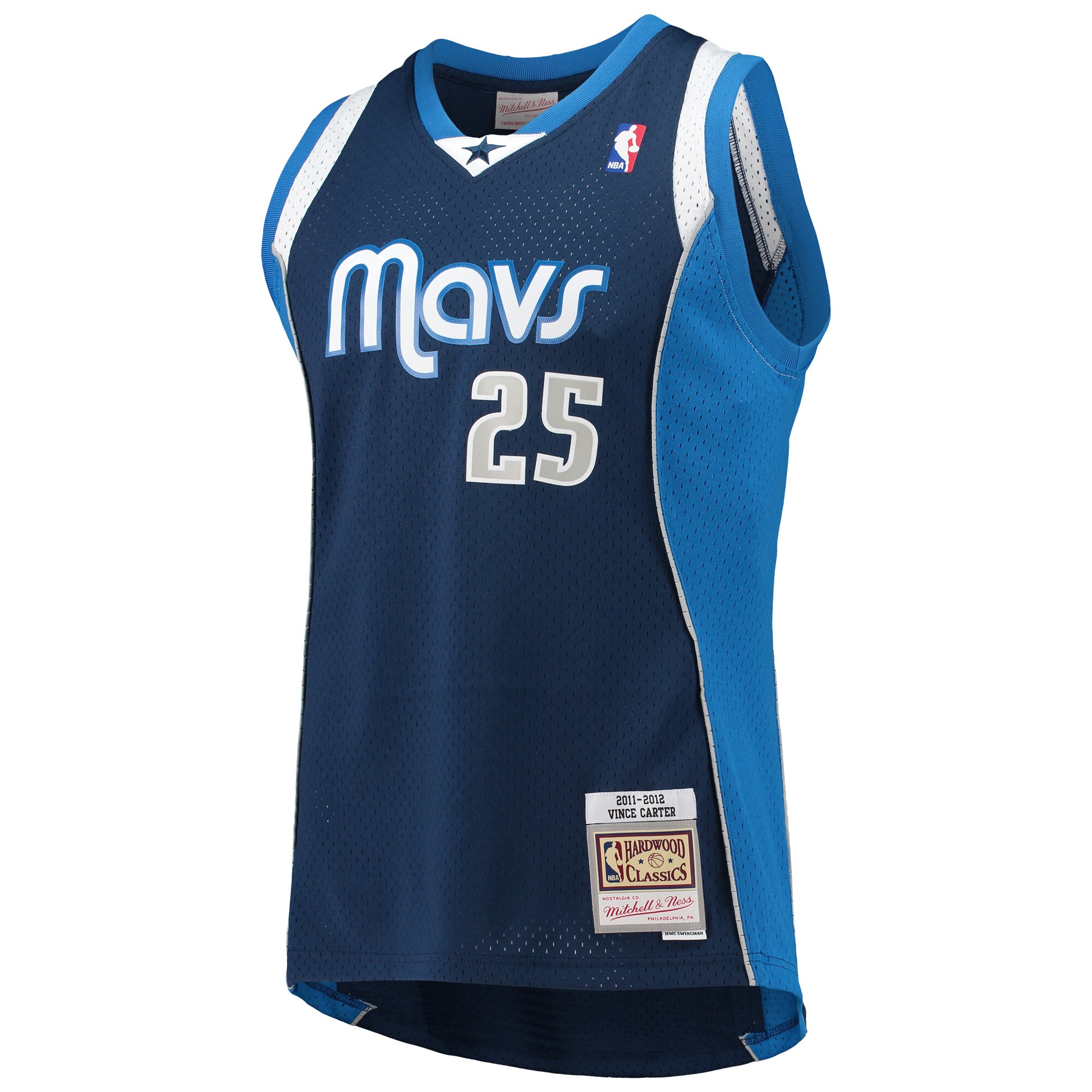 Vince Carter Dallas Mavericks Mitchell & Ness 2011\/12 Hardwood Classics Swingman Jersey - Navy
