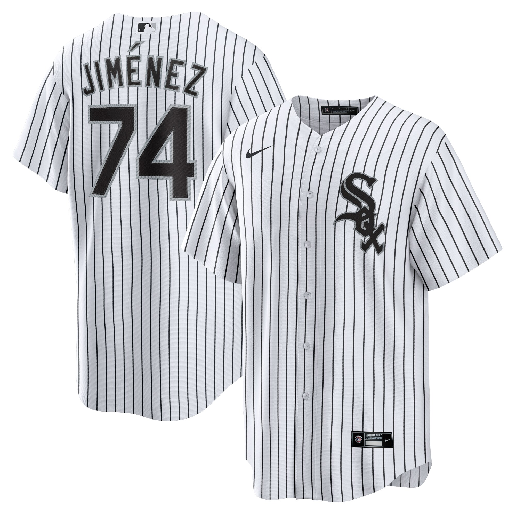 Eloy Jimenez Chicago White Sox  Home Replica Player Name Jersey - White