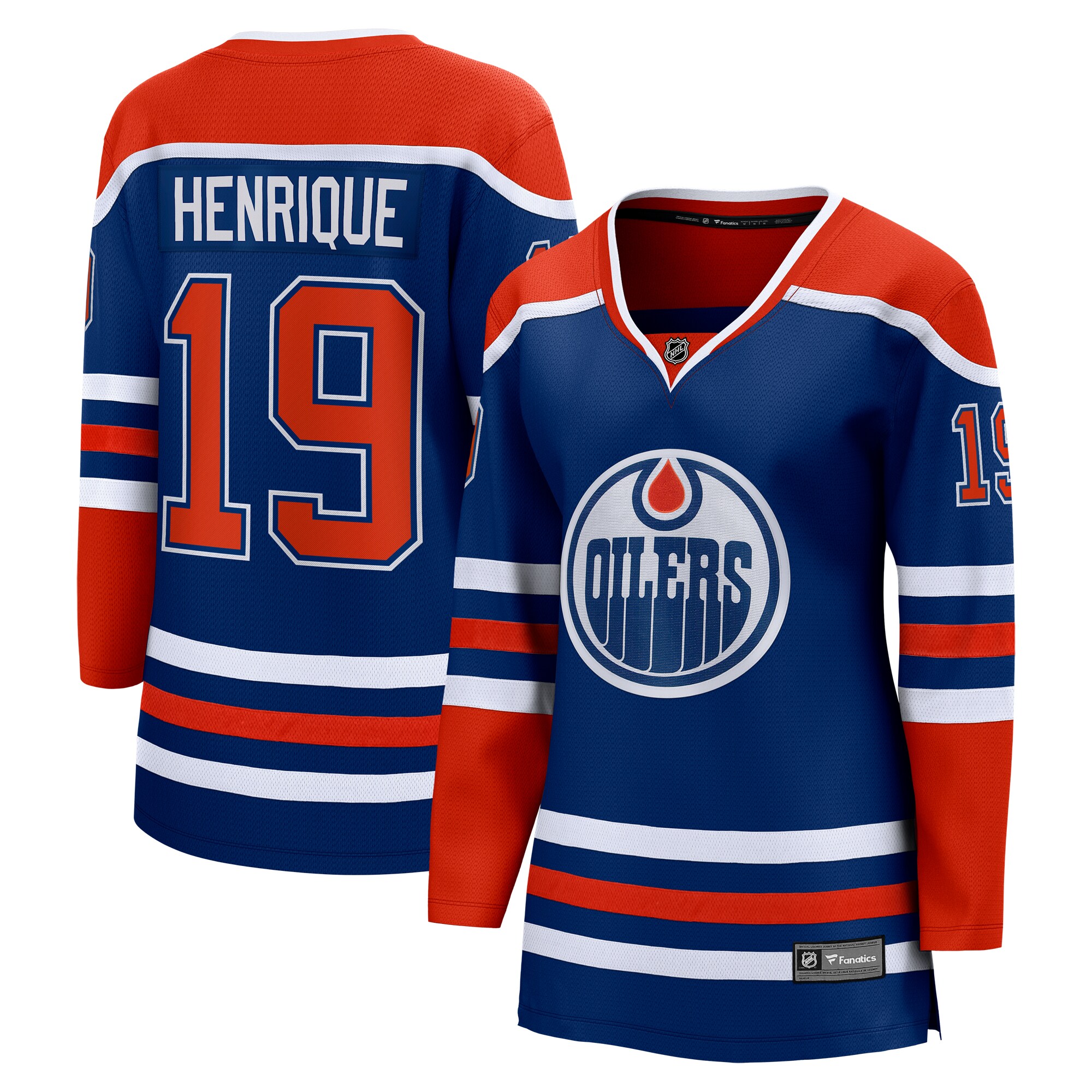 Adam Henrique Edmonton Oilers Fanatics Women's Home Breakaway Player Jersey - Royal
