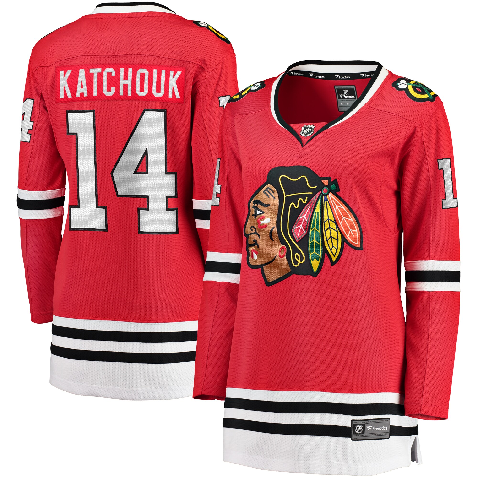 Boris Katchouk Chicago Blackhawks Fanatics Women's Home Breakaway Player Jersey - Red