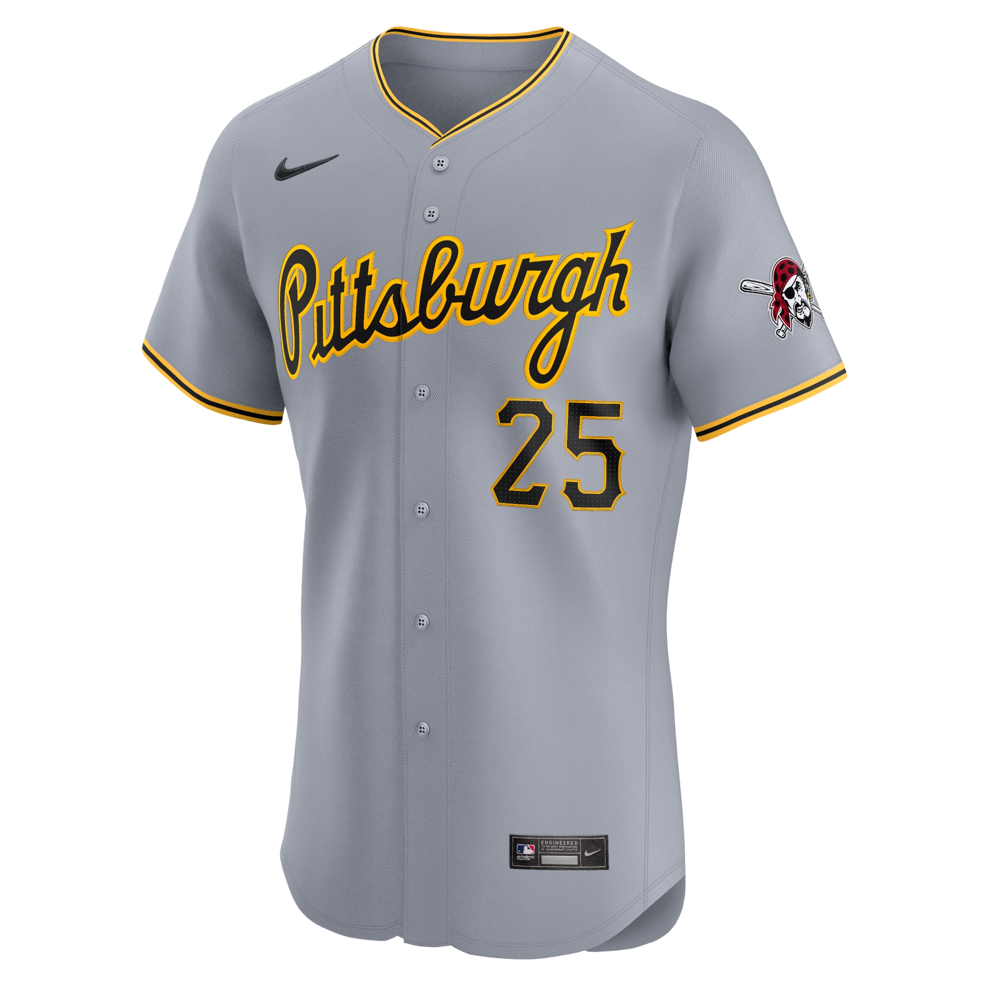 Adam LaRoche Pittsburgh Pirates  Road Elite Player Jersey - Gray