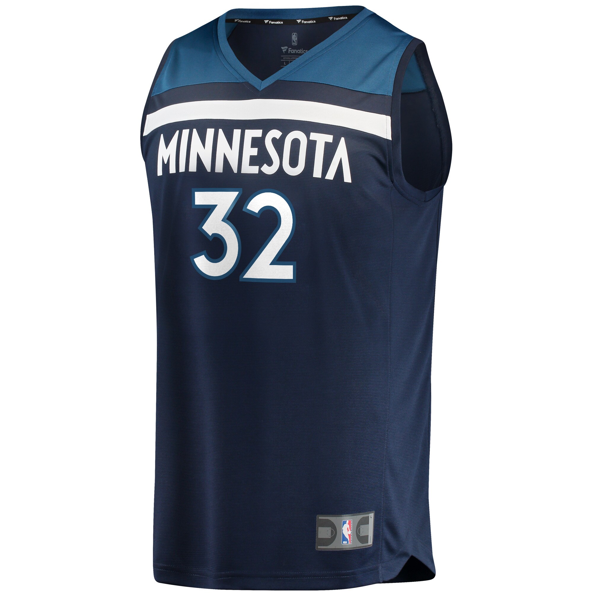 Karl-Anthony Towns Minnesota Timberwolves Fanatics Fast Break Replica Player Jersey Navy - Icon Edition