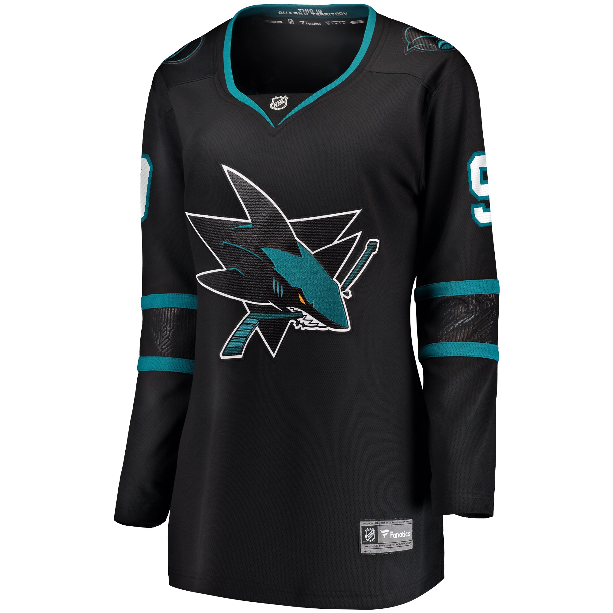 Evander Kane San Jose Sharks Fanatics Women's Alternate Premier Breakaway Jersey - Black