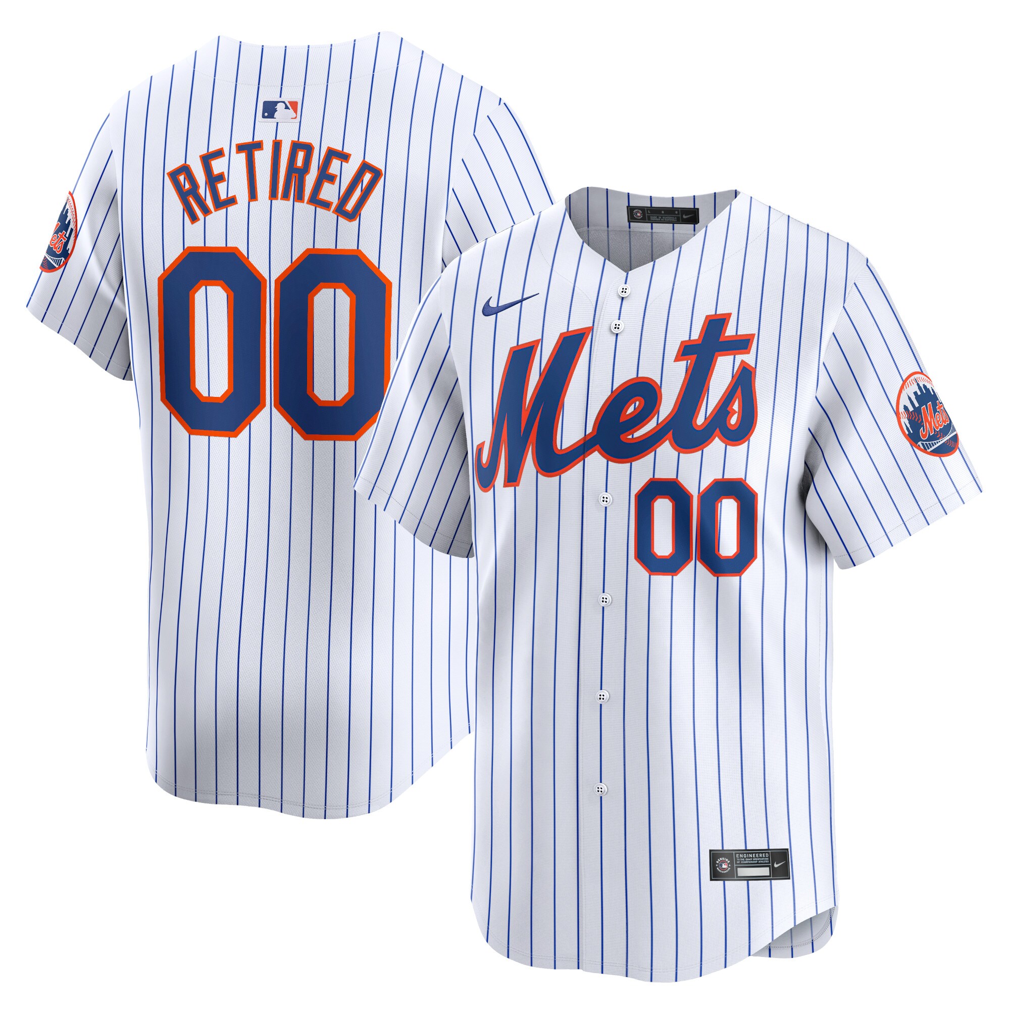 New York Mets  Home Limited Pick-A-Player Retired Roster Jersey - White