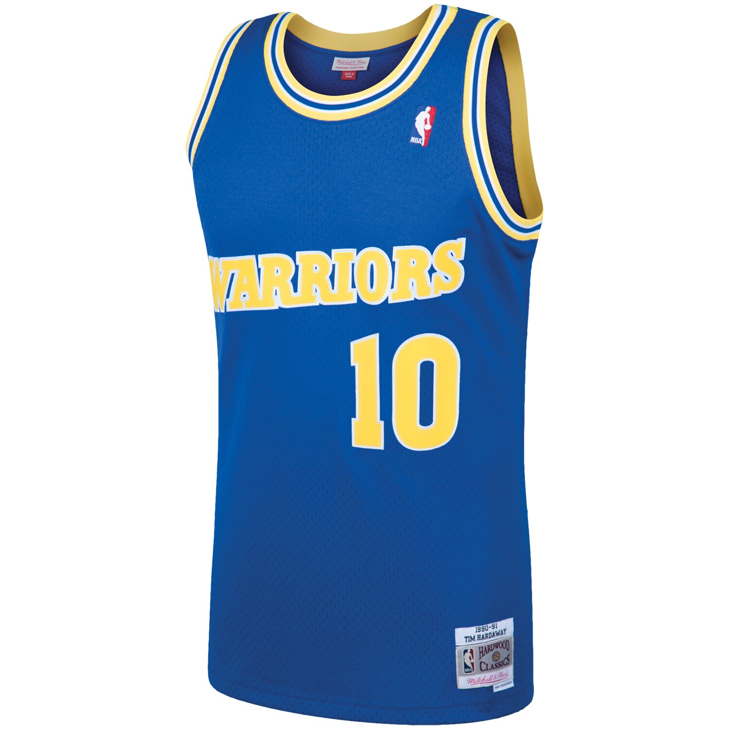 Tim Hardaway Golden State Warriors Mitchell & Ness 1990\/91 Hardwood Classics Swingman Jersey - Royal