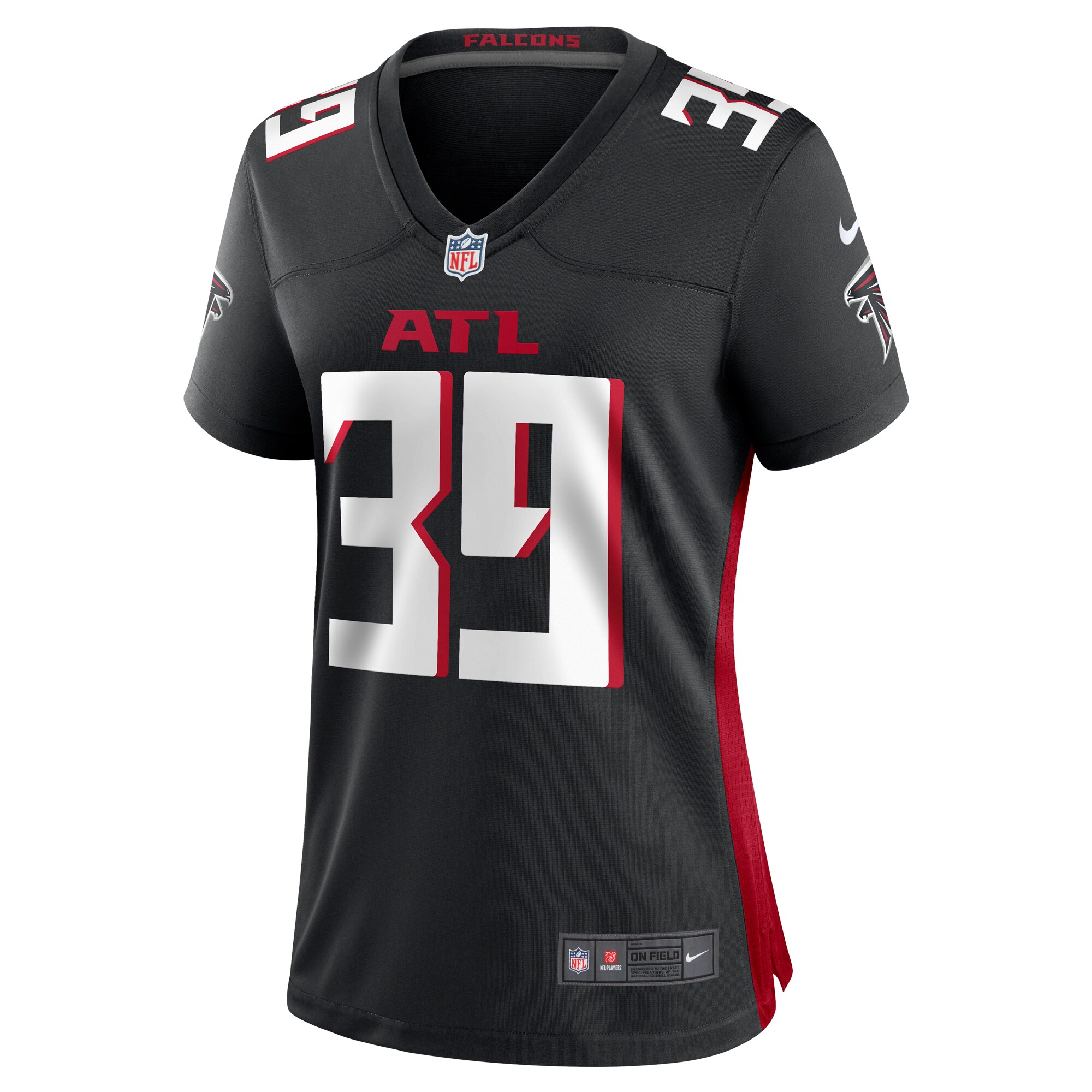 Jacob Saylors Atlanta Falcons  Women's  Game Jersey -  Black