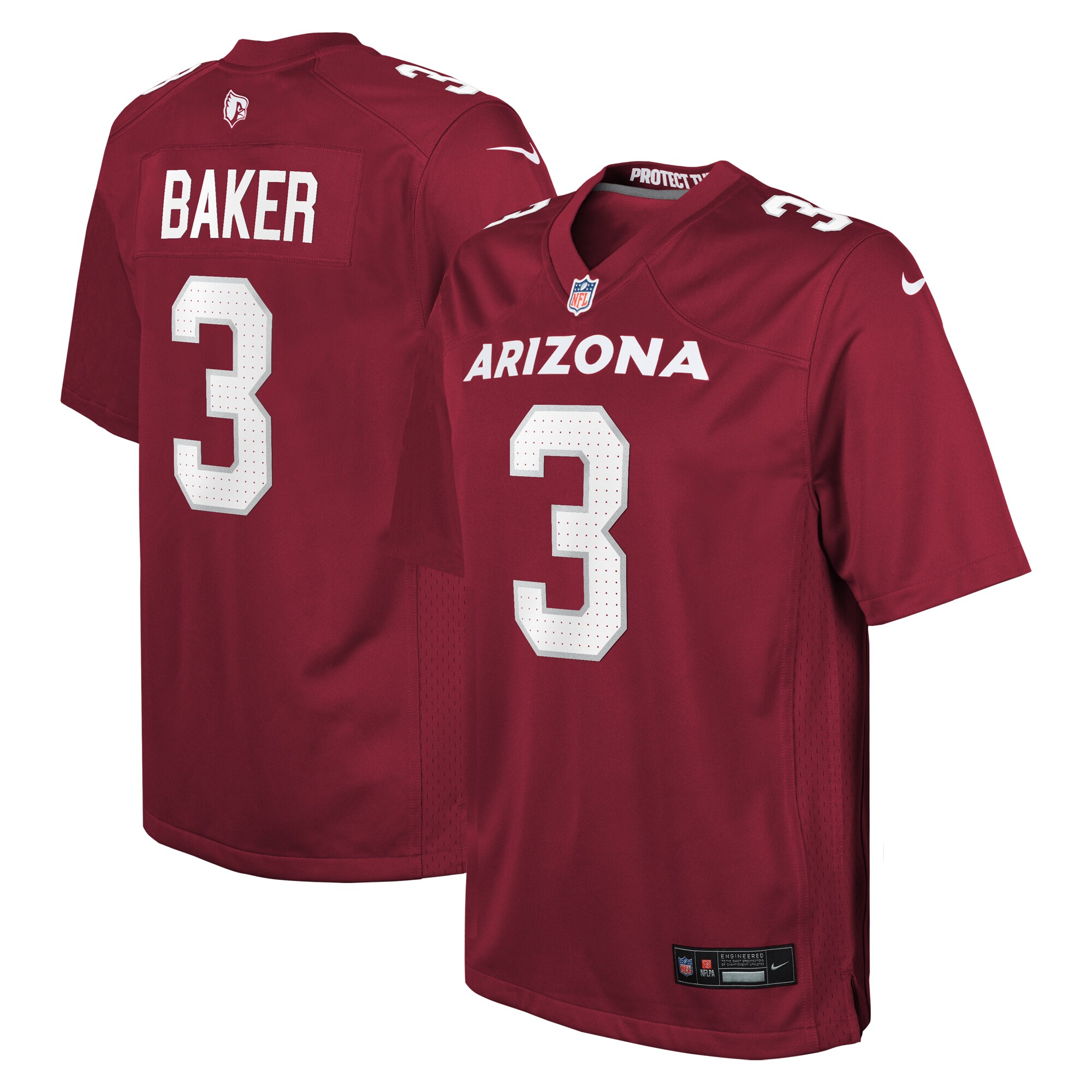 Budda Baker Arizona Cardinals  Youth Game Jersey - Cardinal