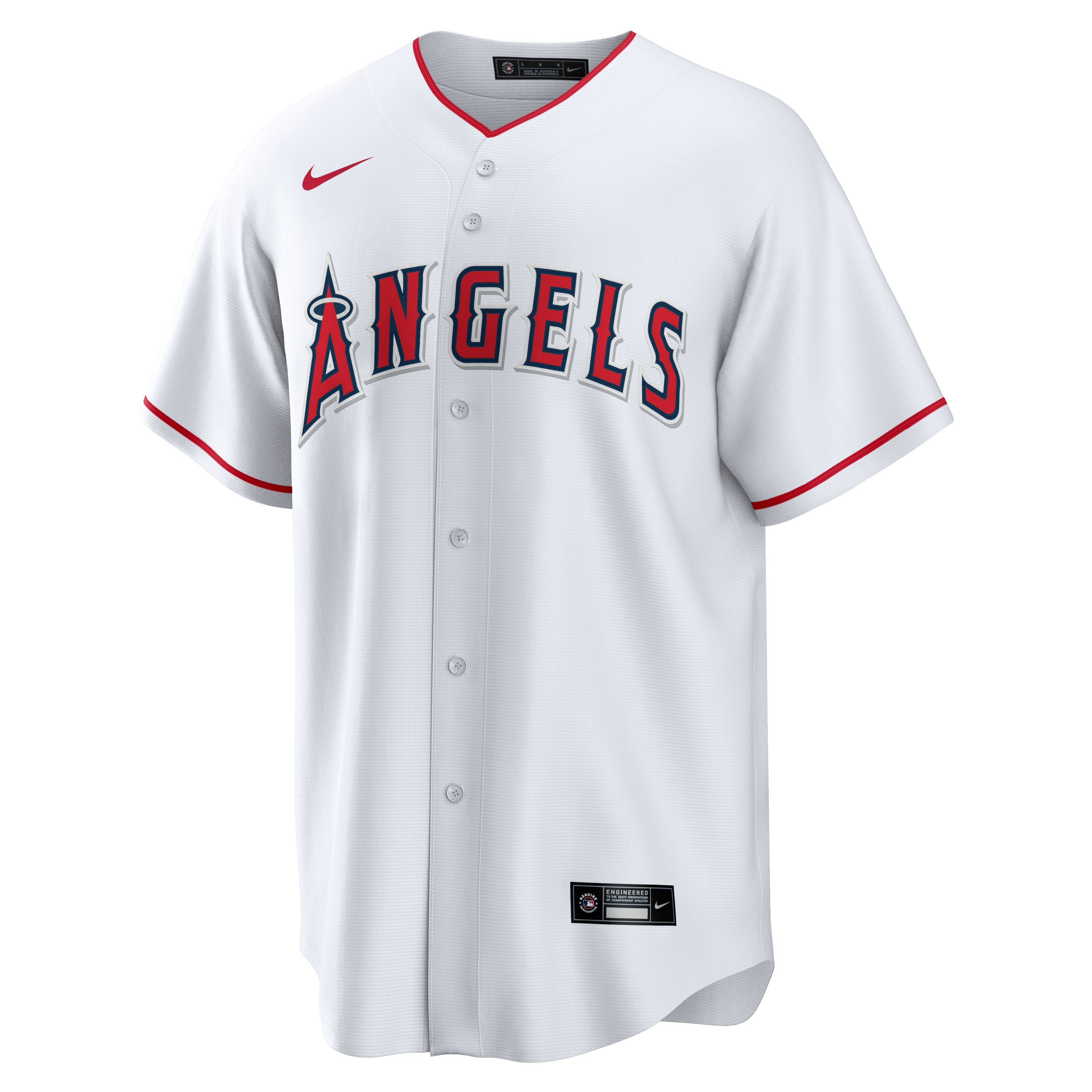 Jos\u00c3\u00a9 Quijada Los Angeles Angels  Home  Replica Player Jersey - White