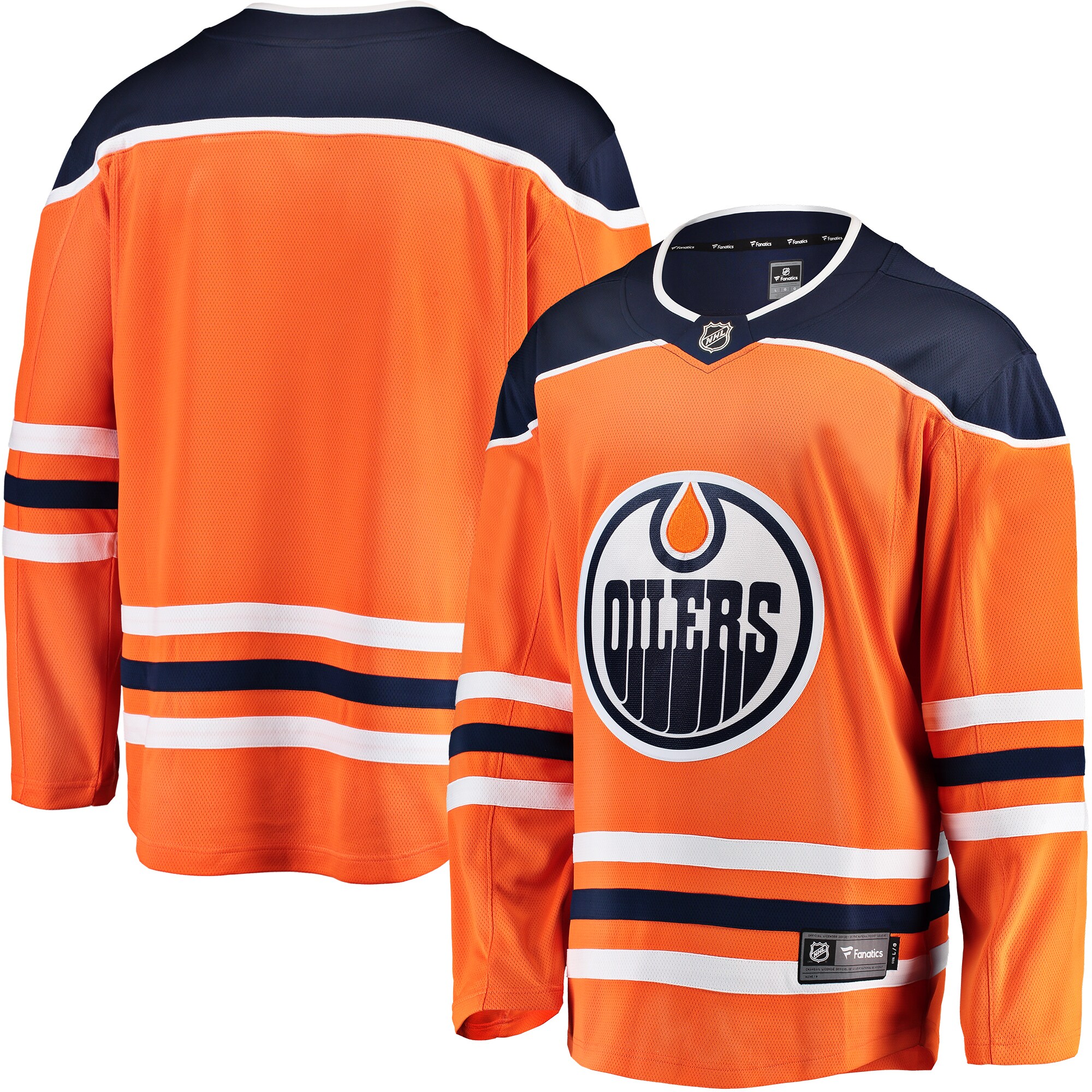 Edmonton Oilers Fanatics Breakaway Home Jersey - Orange