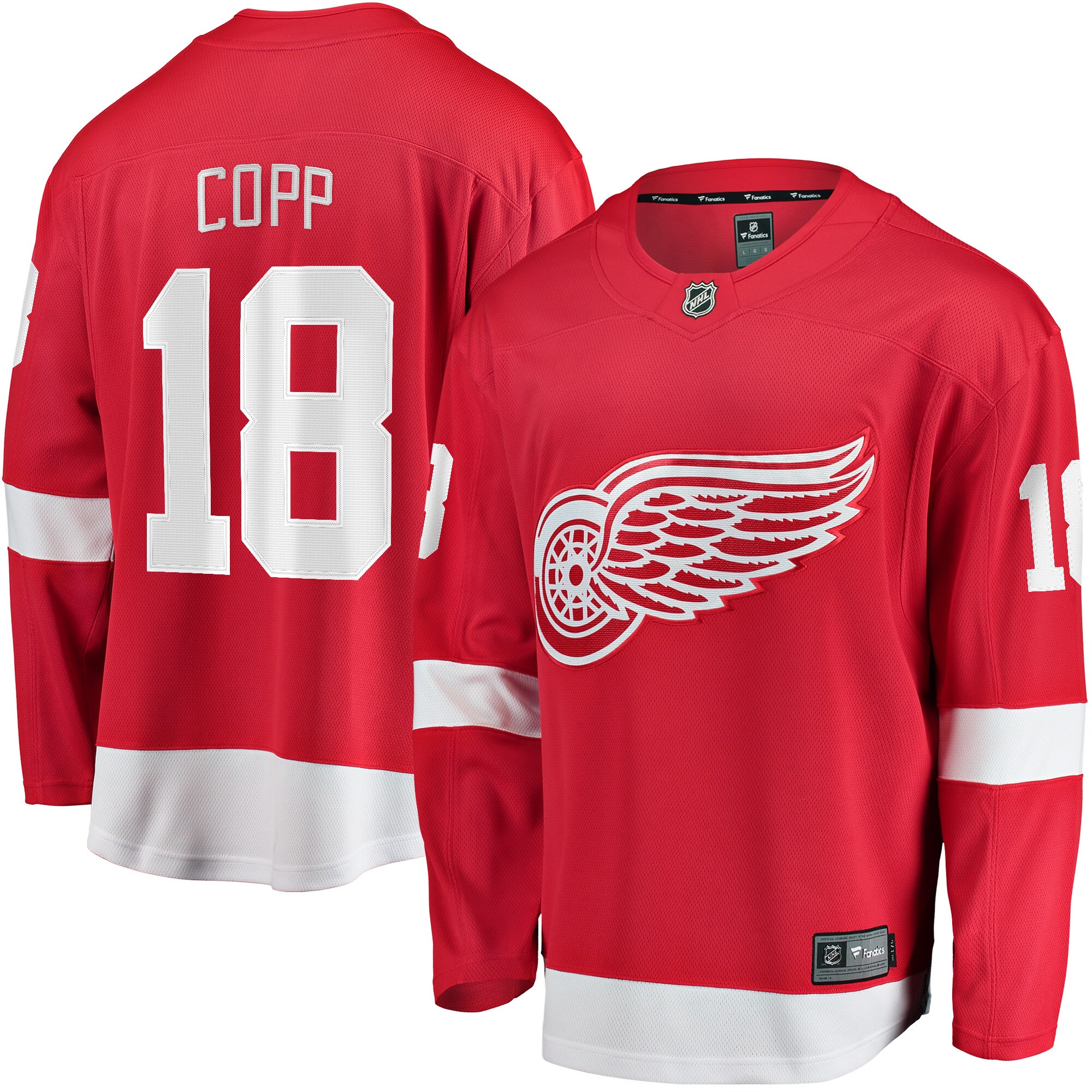 Andrew Copp Detroit Red Wings Fanatics Home Breakaway Player Jersey - Red
