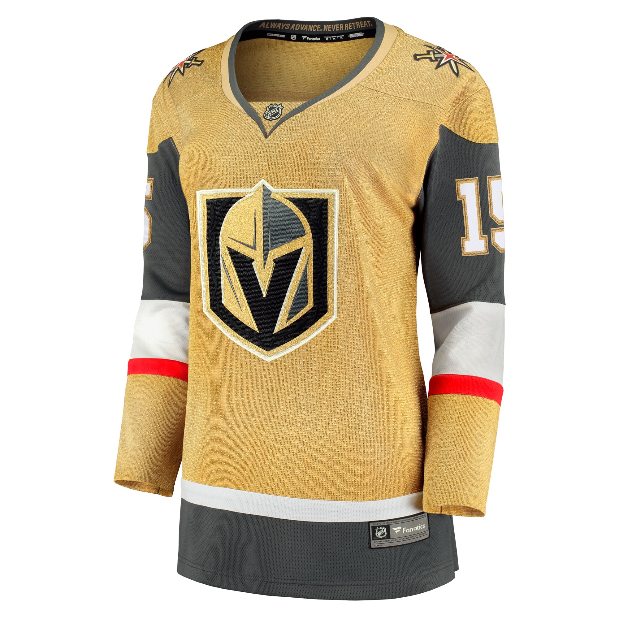 Noah Hanifin Vegas Golden Knights Fanatics Women's Home Breakaway Jersey - Gold