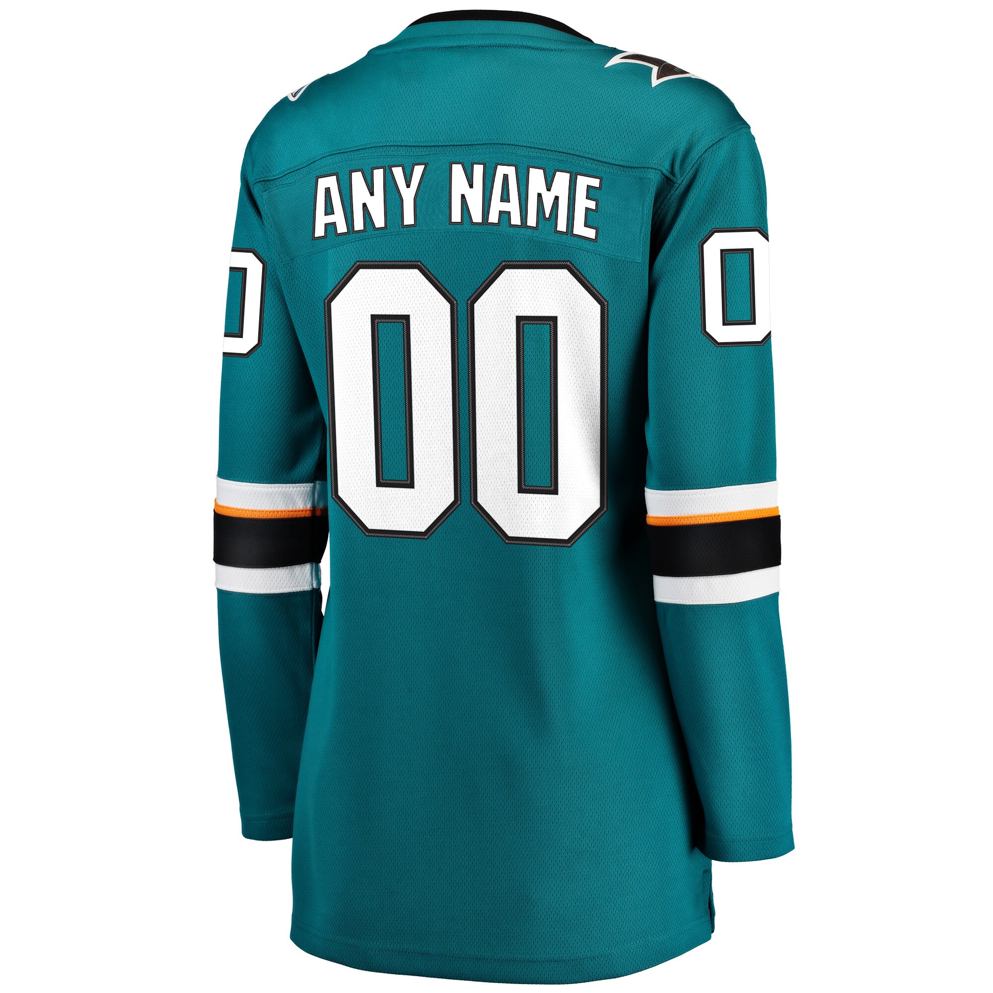 San Jose Sharks Fanatics Women's Home Breakaway Custom Jersey - Teal