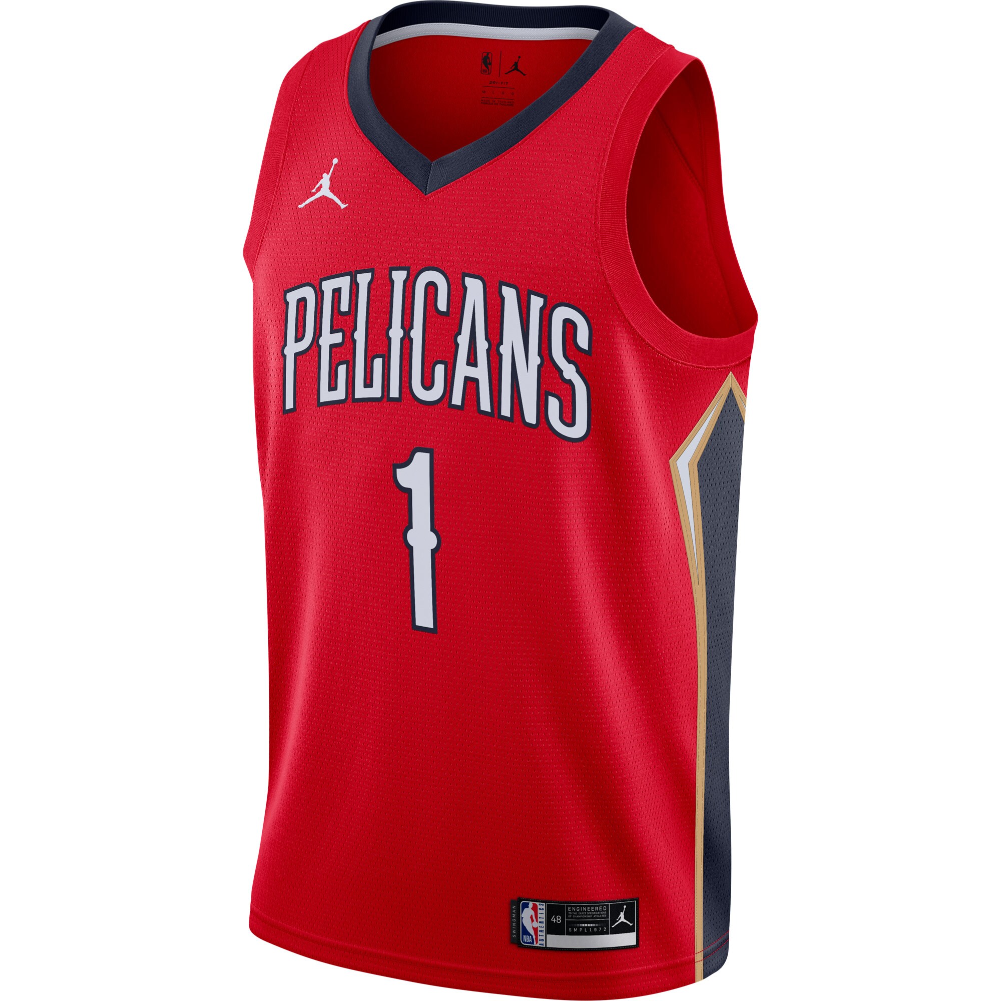 Zion Williamson New Orleans Pelicans Jordan Brand 2020\/21 Swingman Jersey - Statement Edition - Red
