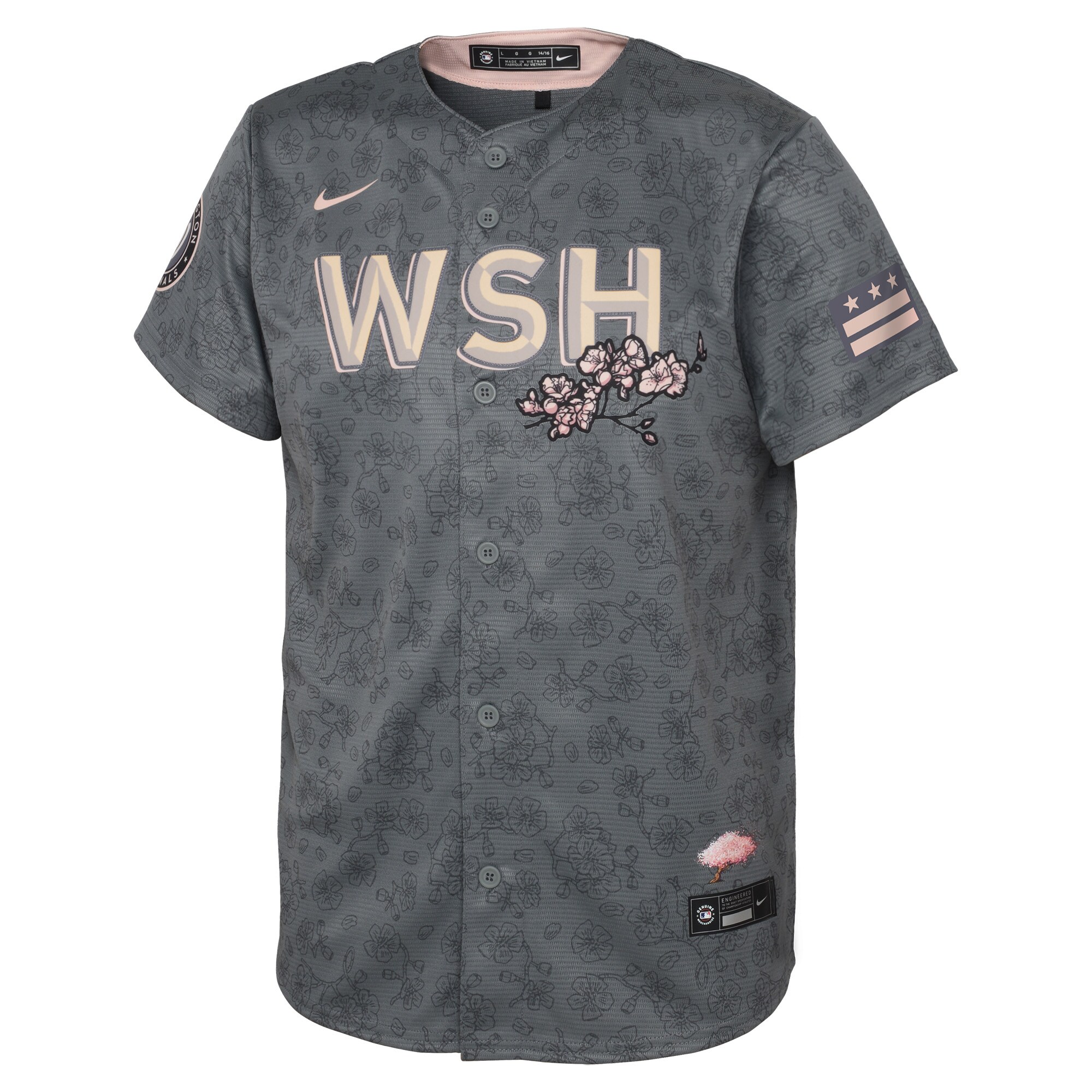 Washington Nationals  Toddler City Connect Replica Jersey - Gray