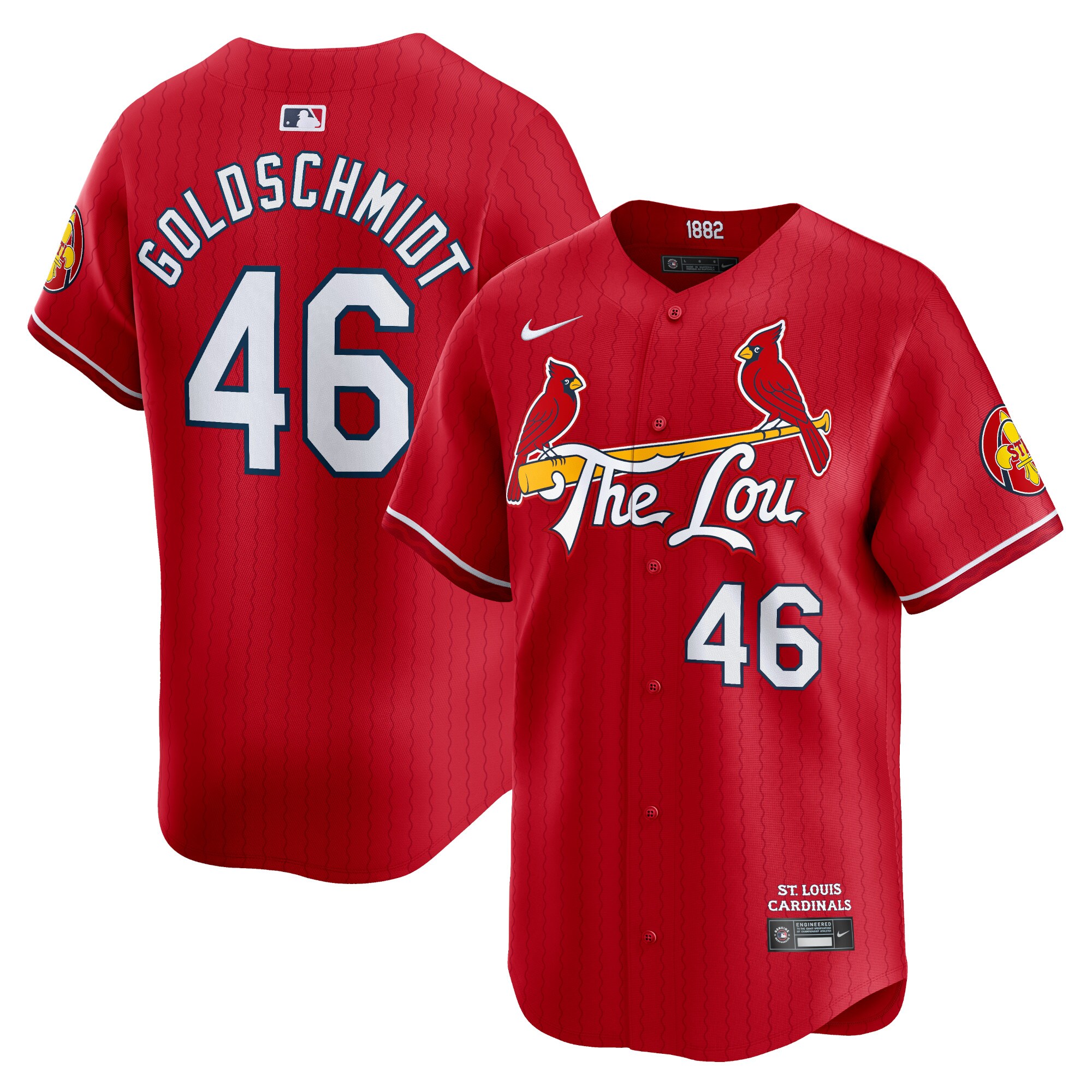 Paul Goldschmidt St. Louis Cardinals  2024 City Connect Limited Player Jersey - Red