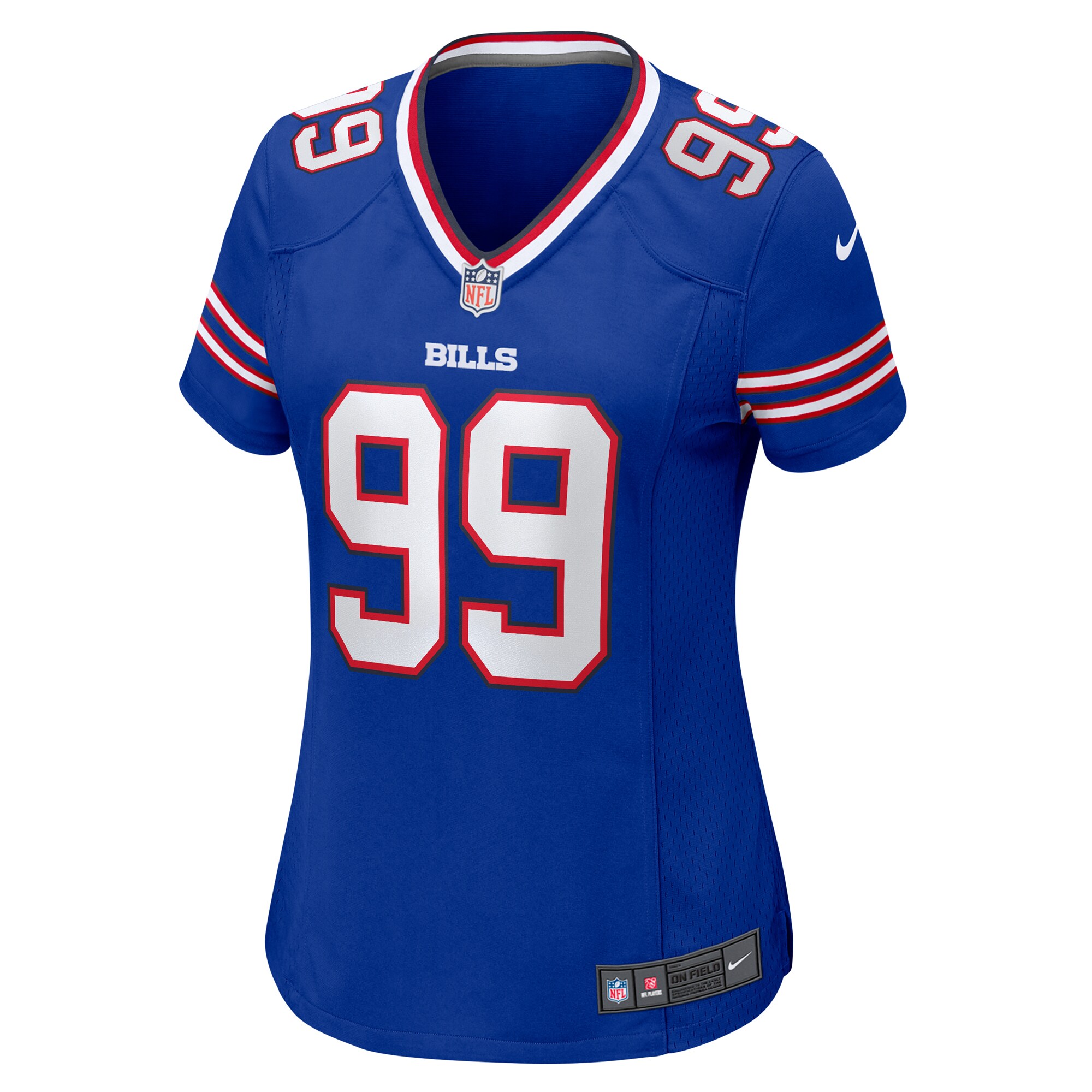 Casey Toohill Buffalo Bills  Women's Team Game Jersey -  Royal