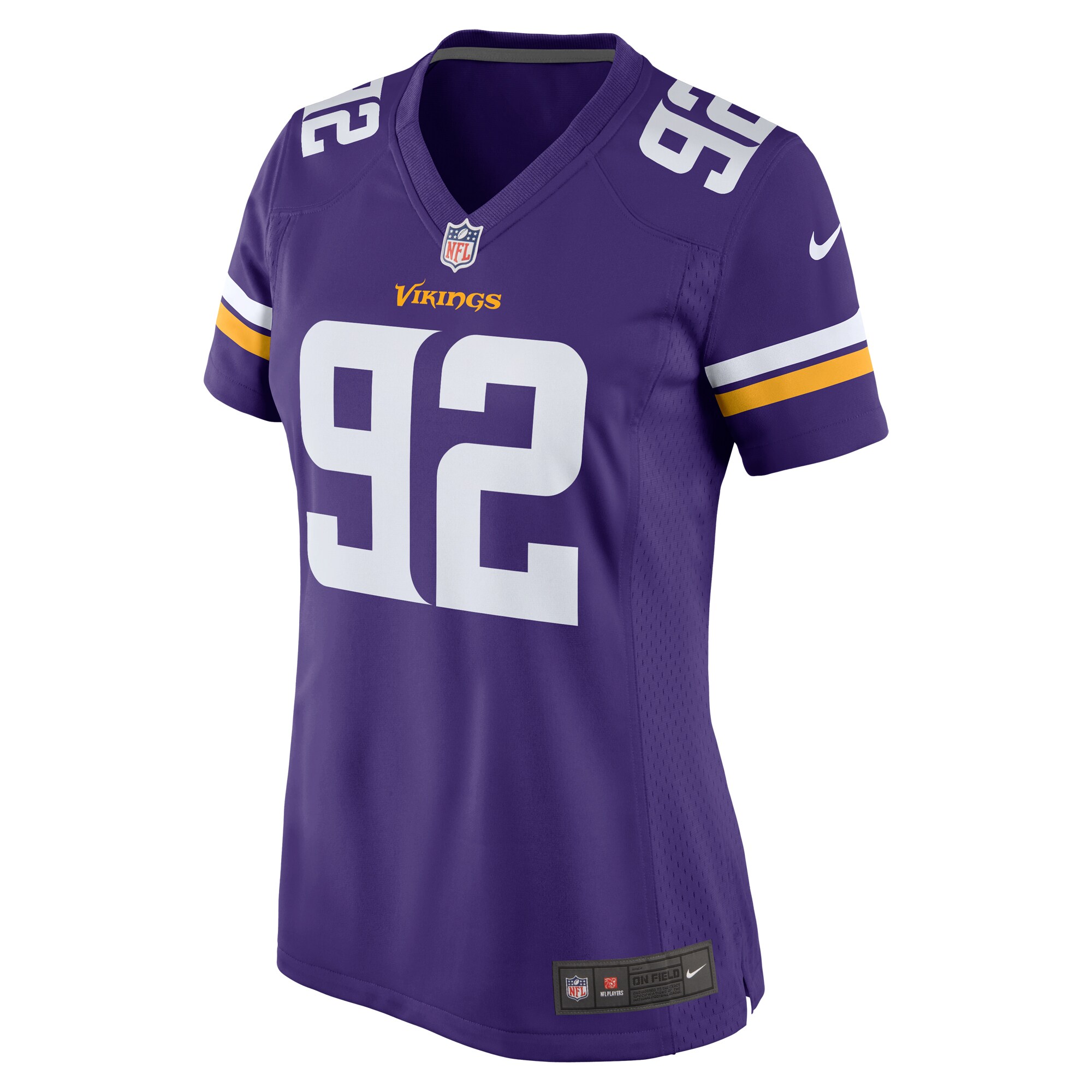 Jonah Williams Minnesota Vikings  Women's Team Game Jersey -  Purple