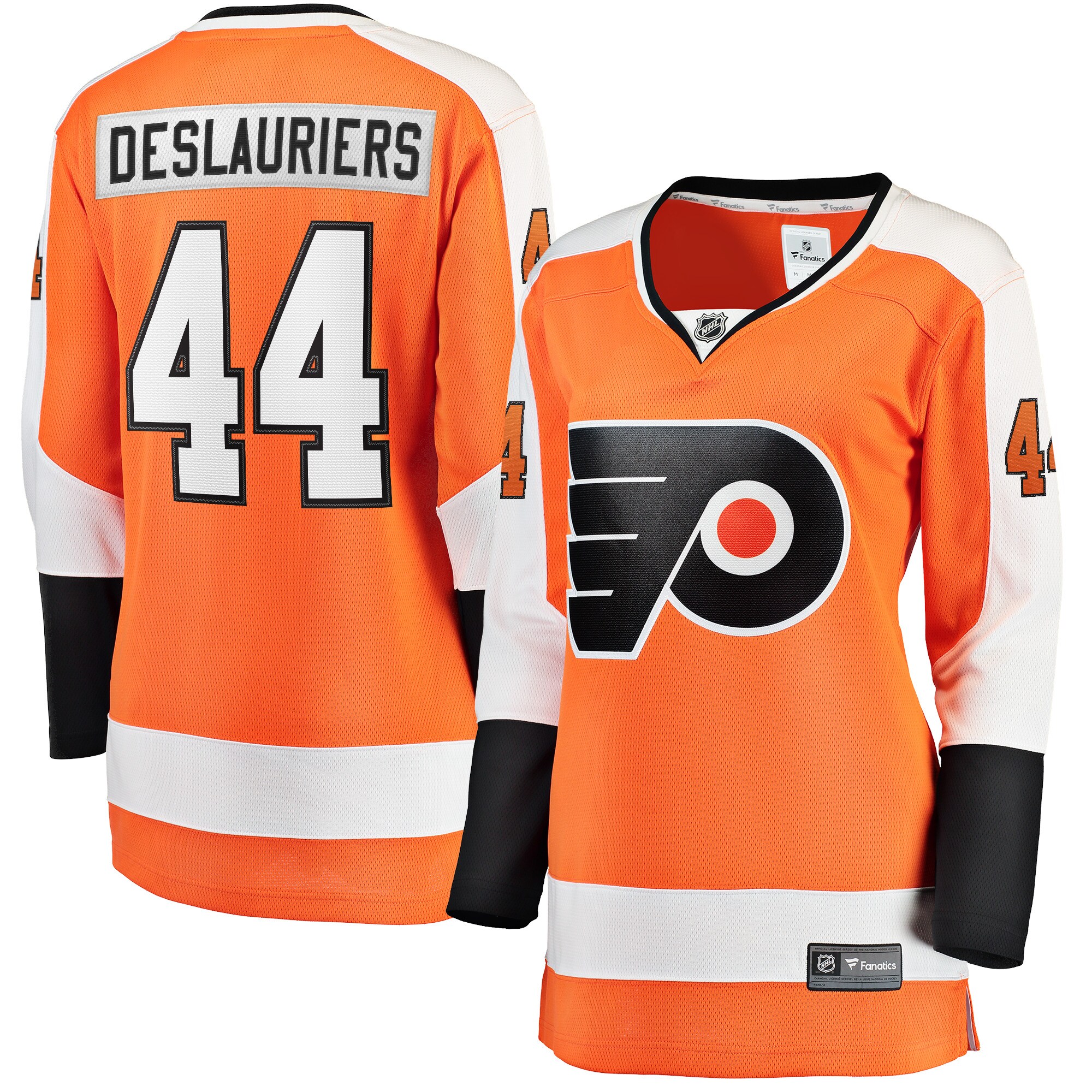 Nicolas Deslauriers Philadelphia Flyers Fanatics Women's Home Breakaway Player Jersey - Orange