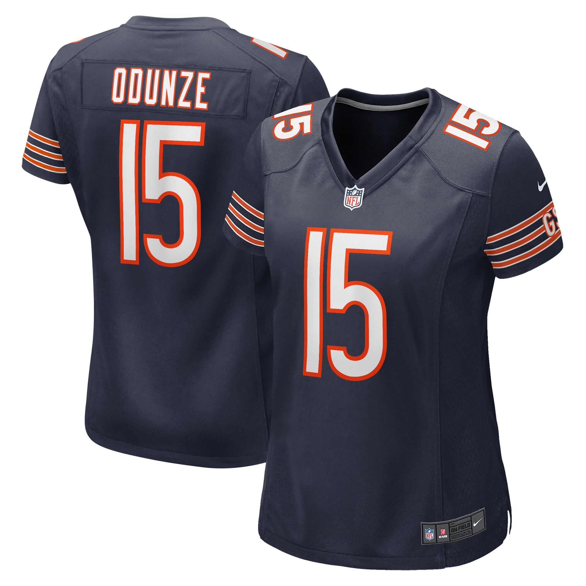 Rome Odunze Chicago Bears  Women's Game Jersey -  Navy