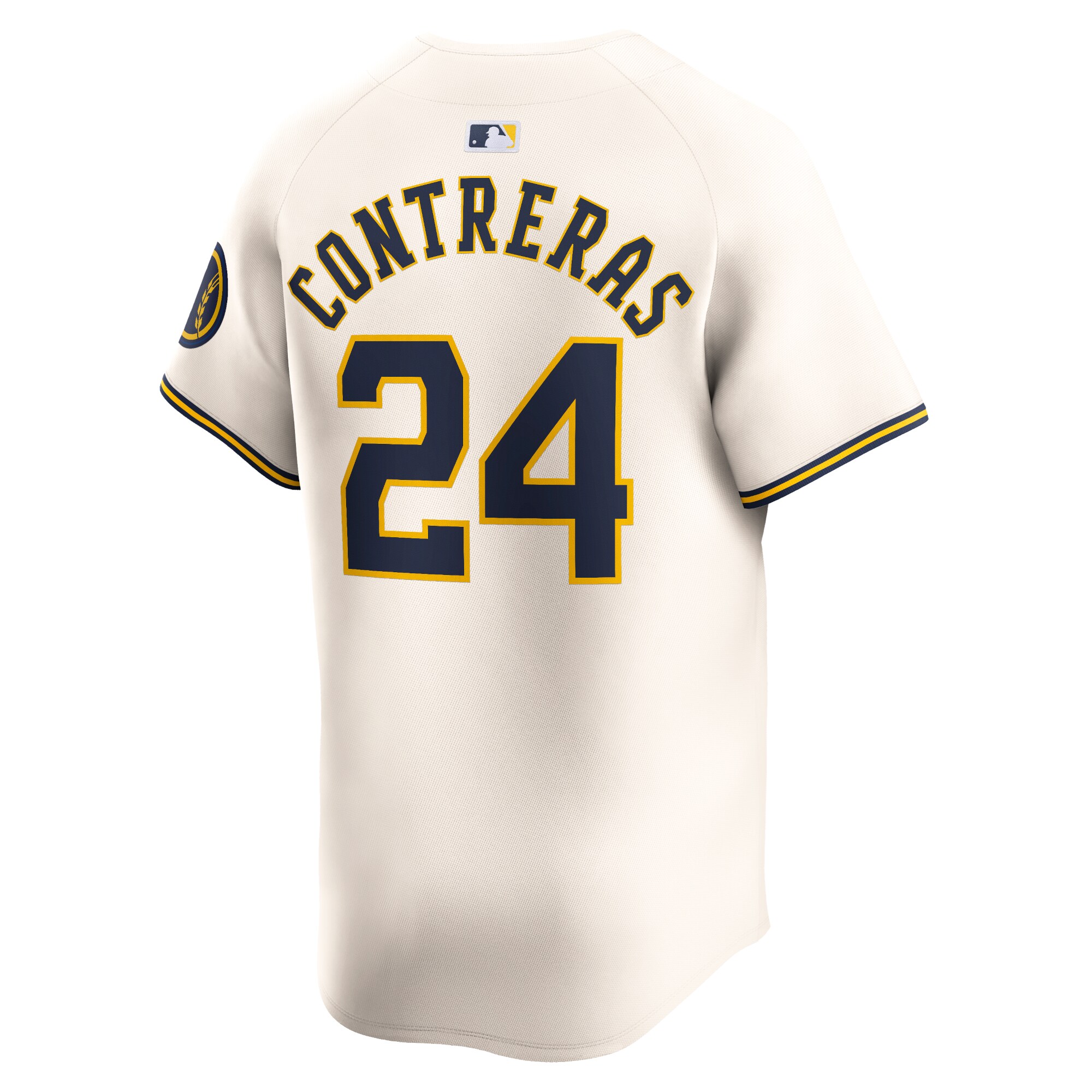 William Contreras Milwaukee Brewers  Home Limited Player Jersey - Cream