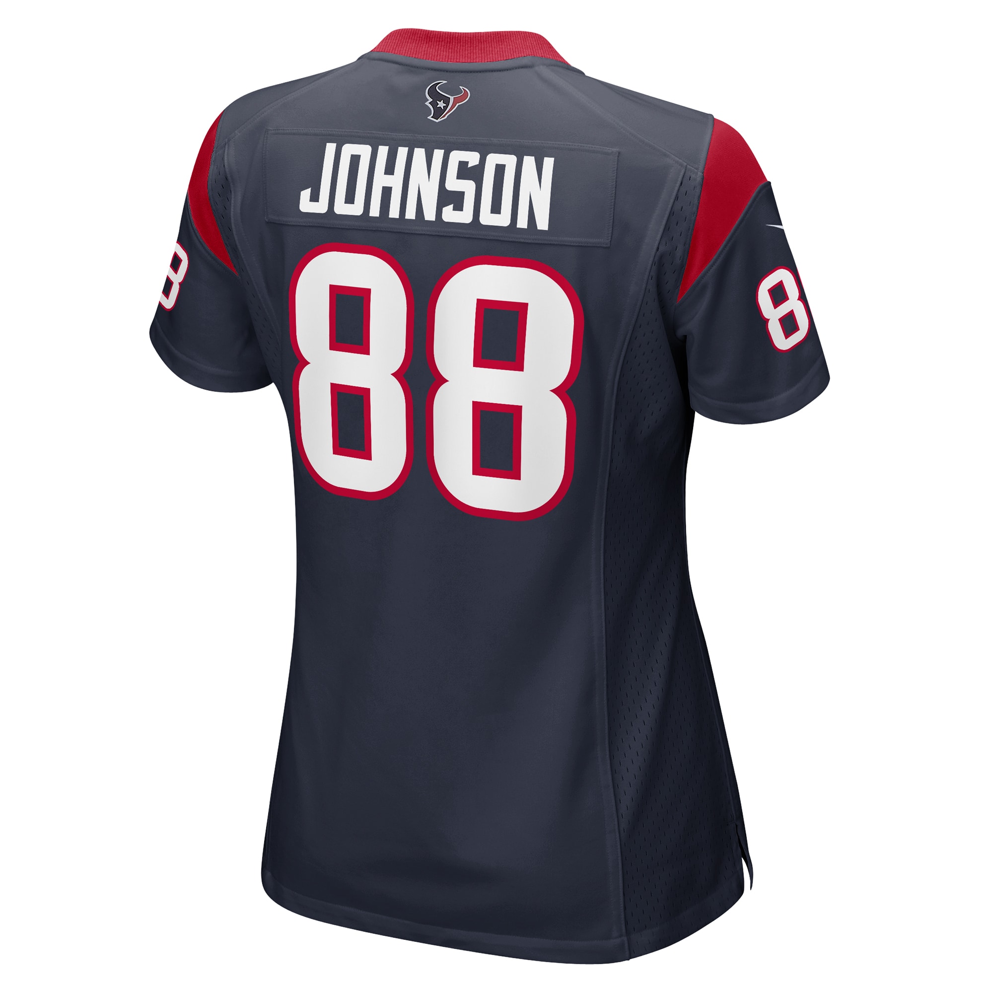 Johnny Johnson Houston Texans  Women's Team Game Jersey -  Navy